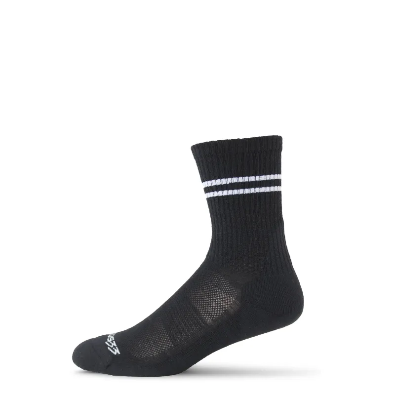 Microweight Cushion - Rib Knit Crew Wool Socks Mountain Heritage made by Minus33 Merino Wool