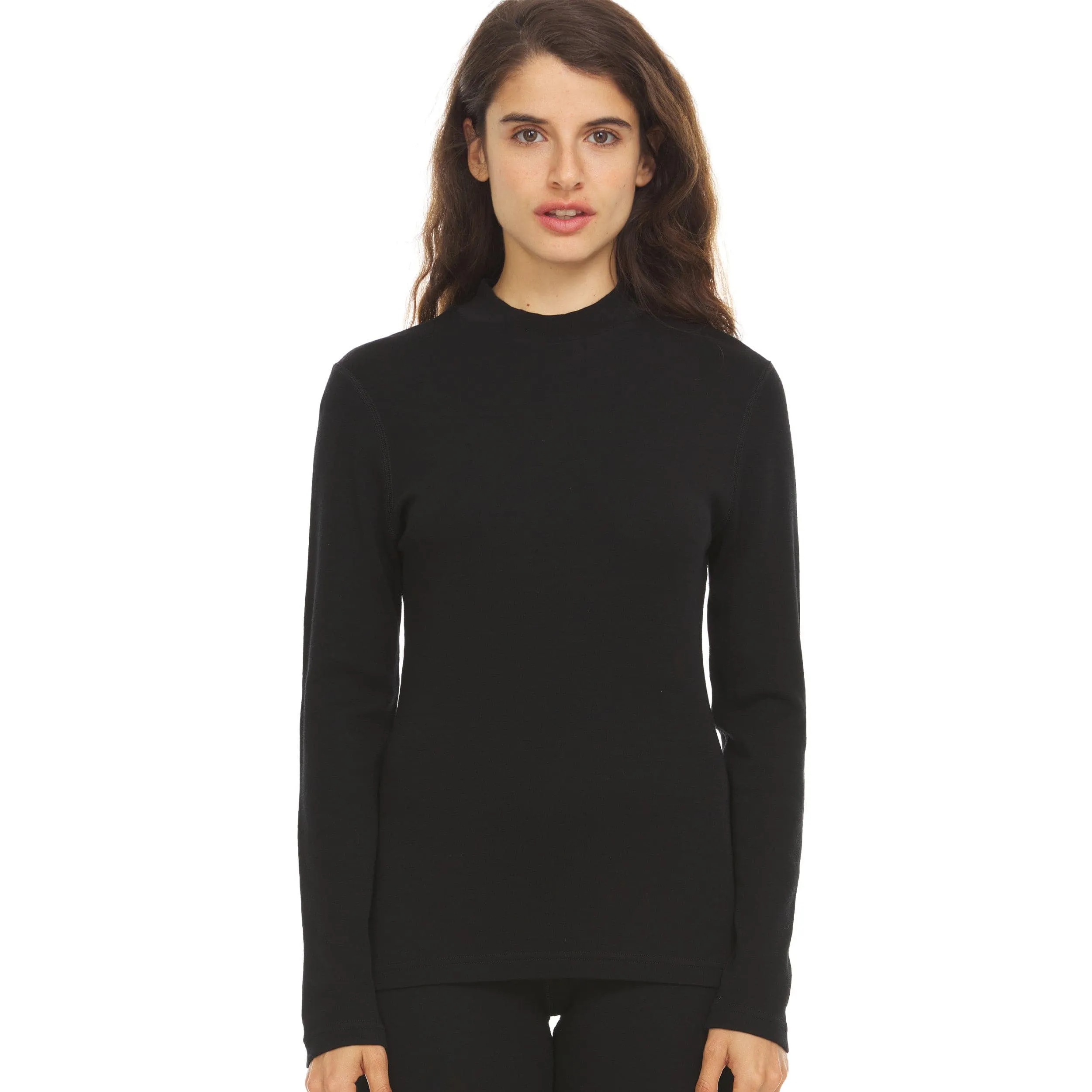 Women's Midweight Merino Wool Mock Neck | 100% Merino Wool sold by Minus33 Merino Wool product image thumbnail 5