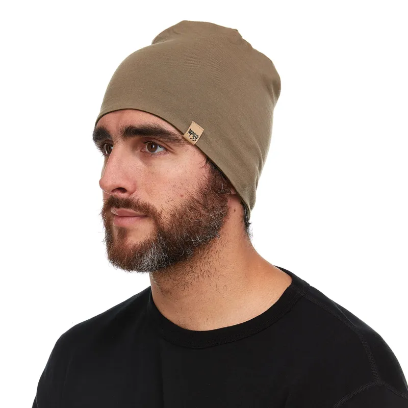 Microweight Reversible Wool Beanie - Woolverino sold by Minus33 Merino Wool