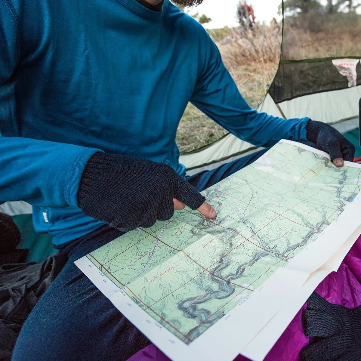 Lightweight Fingerless Wool Gloves sold by Minus33 Merino Wool product image thumbnail 2