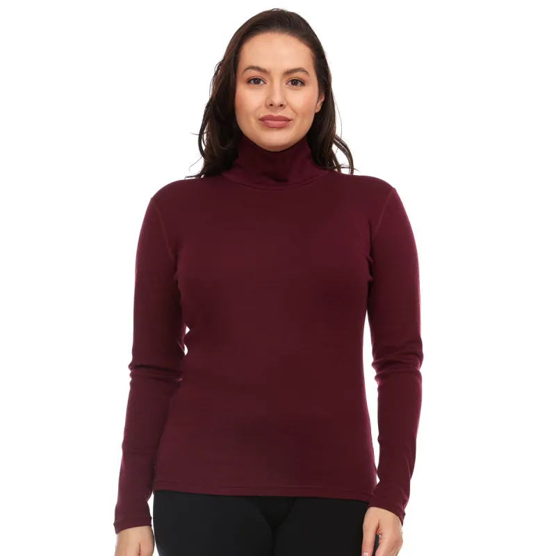 Midweight - Women's Long Sleeve Turtleneck 100% Merino Wool sold by Minus33 Merino Wool