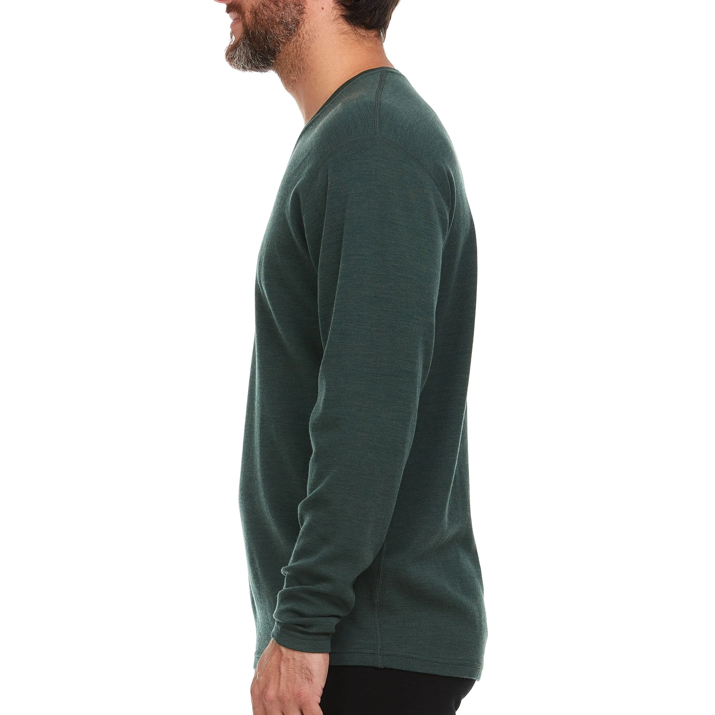 Men's Midweight Merino Wool V-Neck Sweater | 100% Merino Wool sold by Minus33 Merino Wool product image thumbnail 3