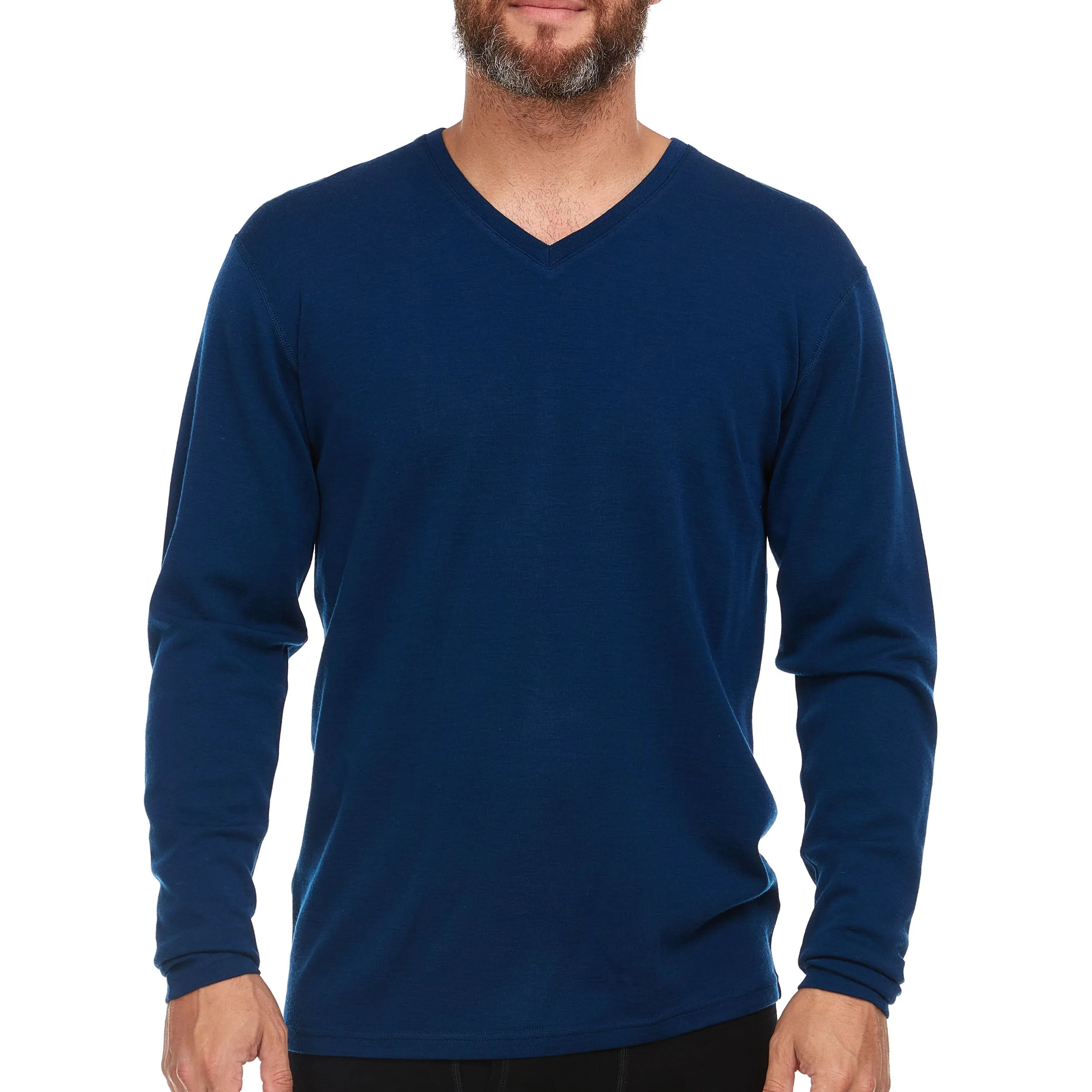 Men's Midweight Merino Wool V-Neck Sweater | 100% Merino Wool sold by Minus33 Merino Wool product image thumbnail 5