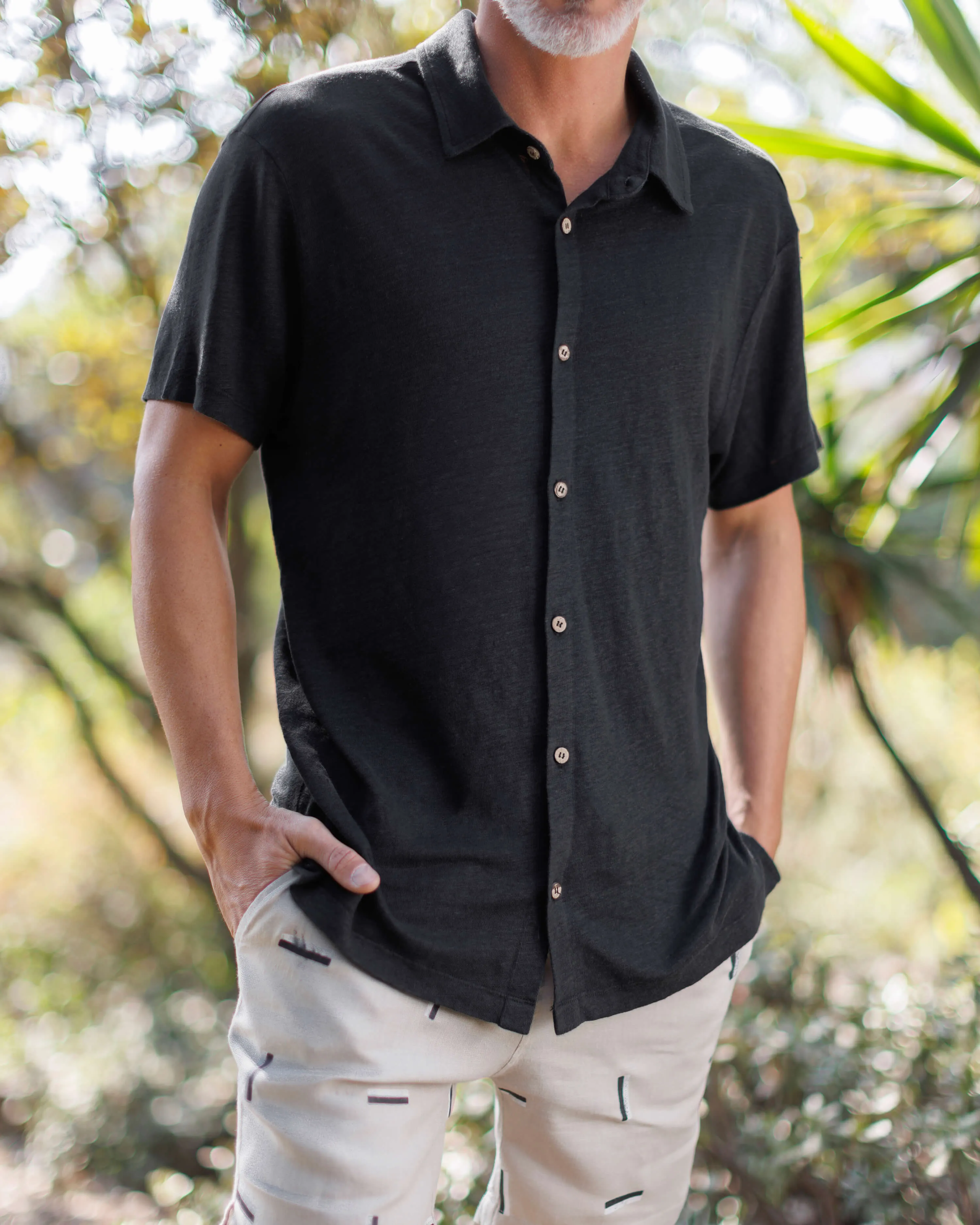 Knit Ola Shirt / Night sold by Alex Crane product image thumbnail 5