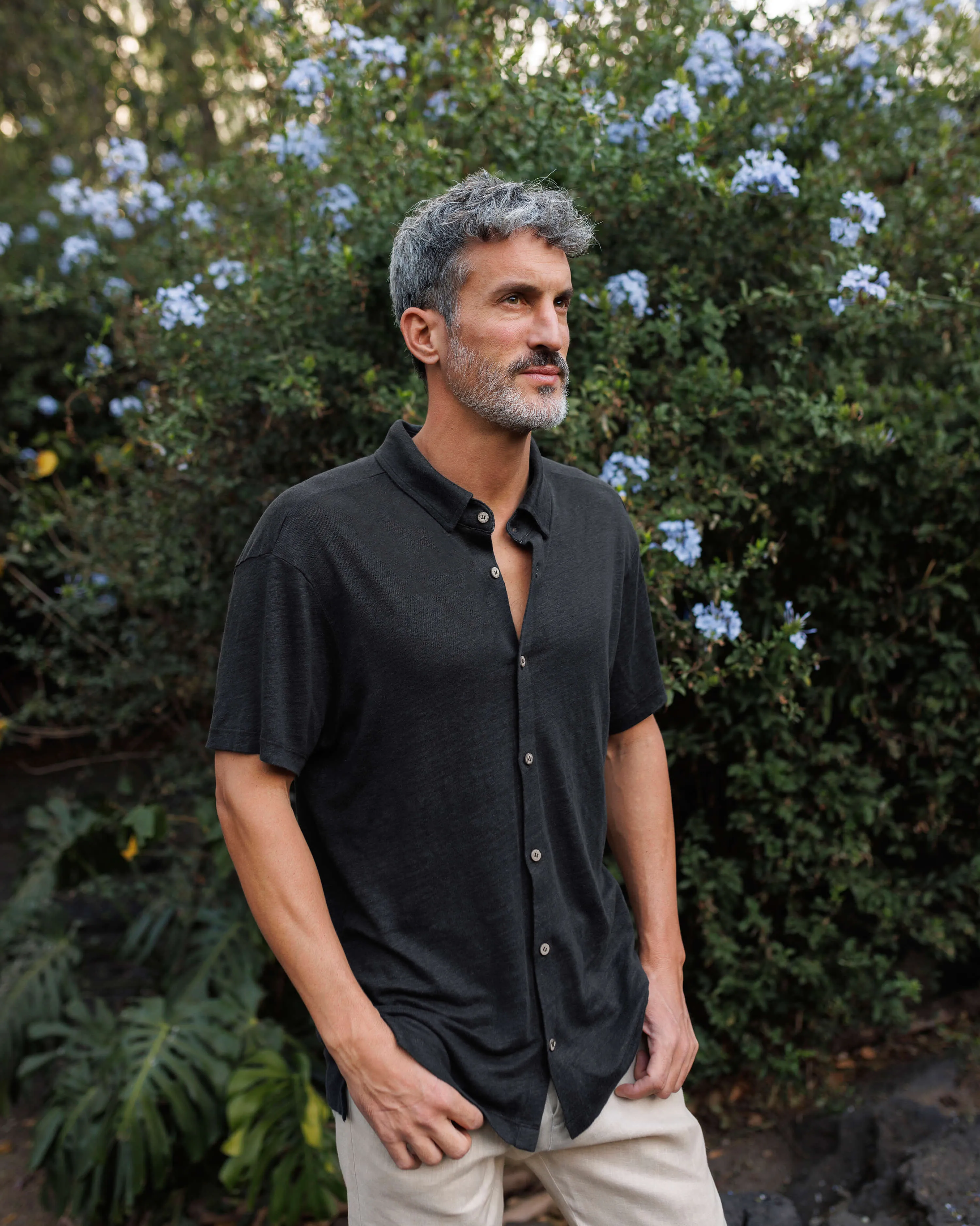 Knit Ola Shirt / Night sold by Alex Crane product image thumbnail 4