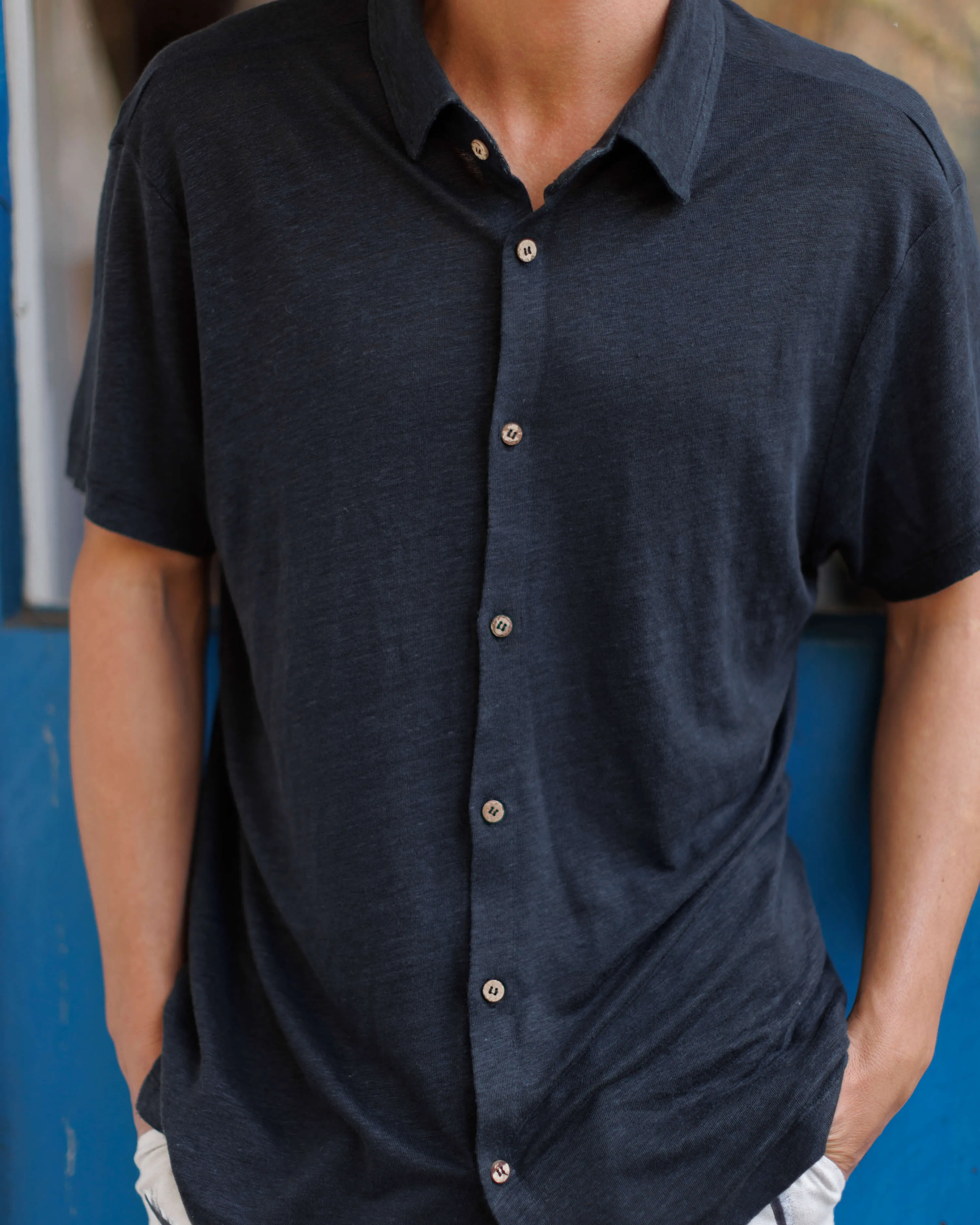 Knit Ola Shirt / Night sold by Alex Crane product image thumbnail 2