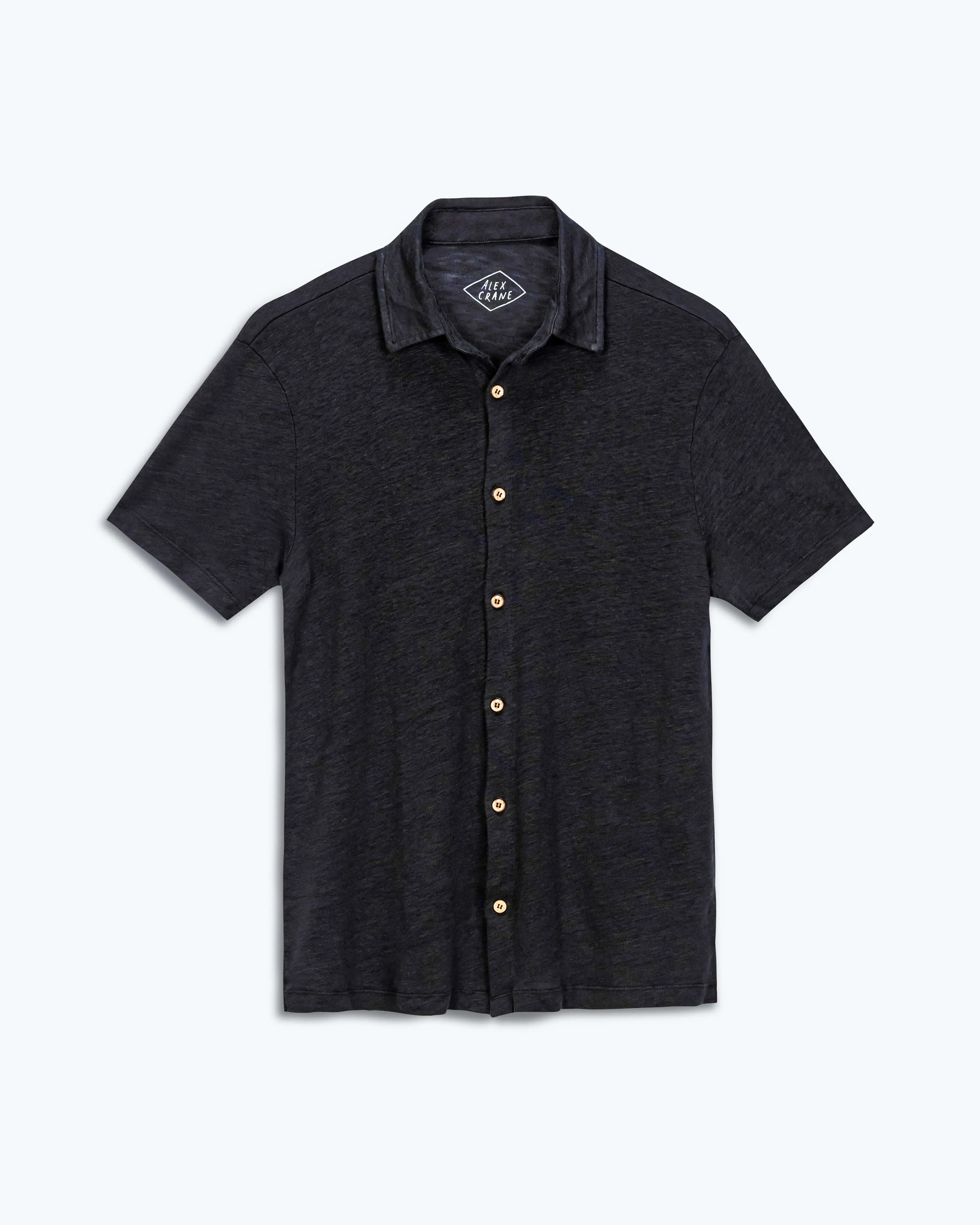 Knit Ola Shirt / Night sold by Alex Crane