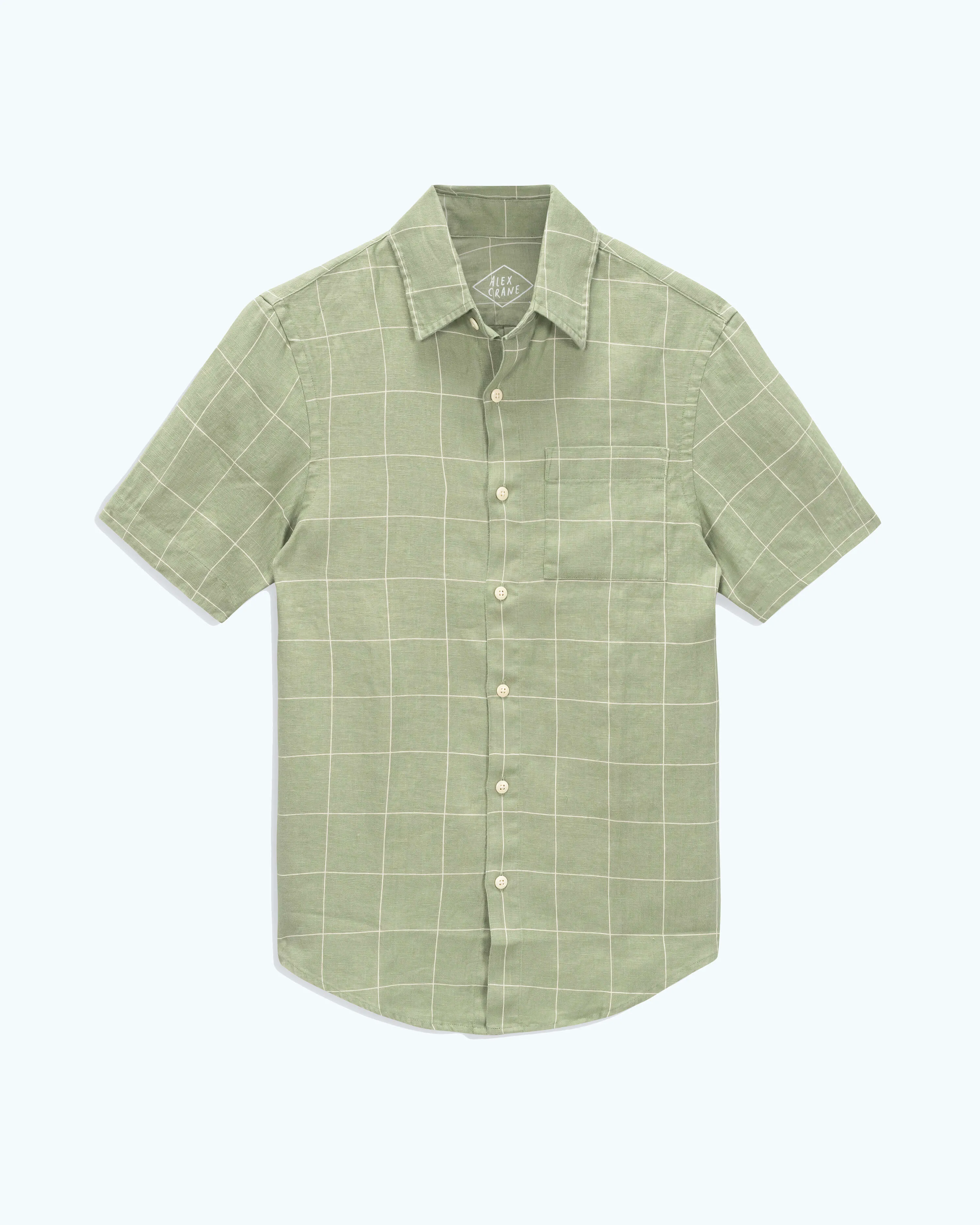 Ola Shirt / Moss Check sold by Alex Crane