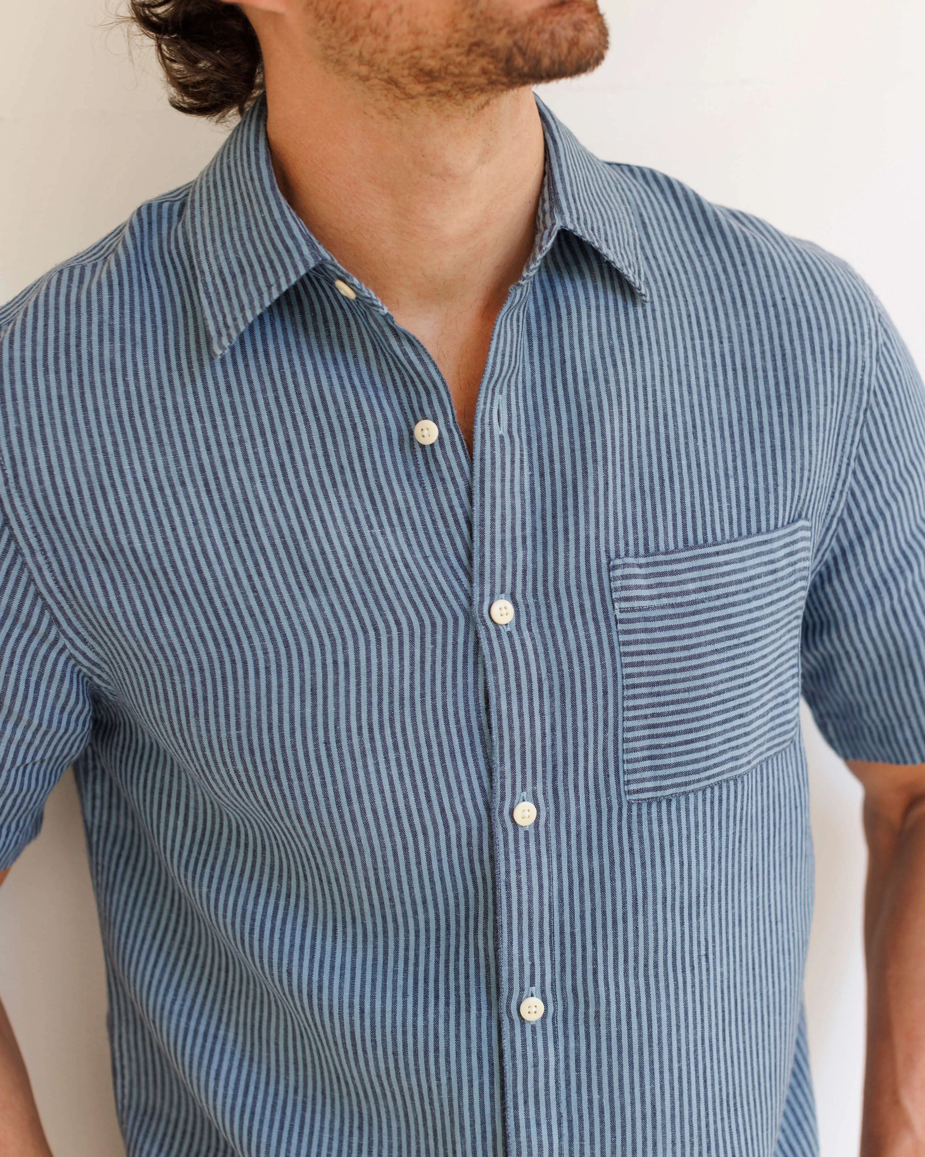 Ola Shirt / Overdye Indigo sold by Alex Crane product image thumbnail 2