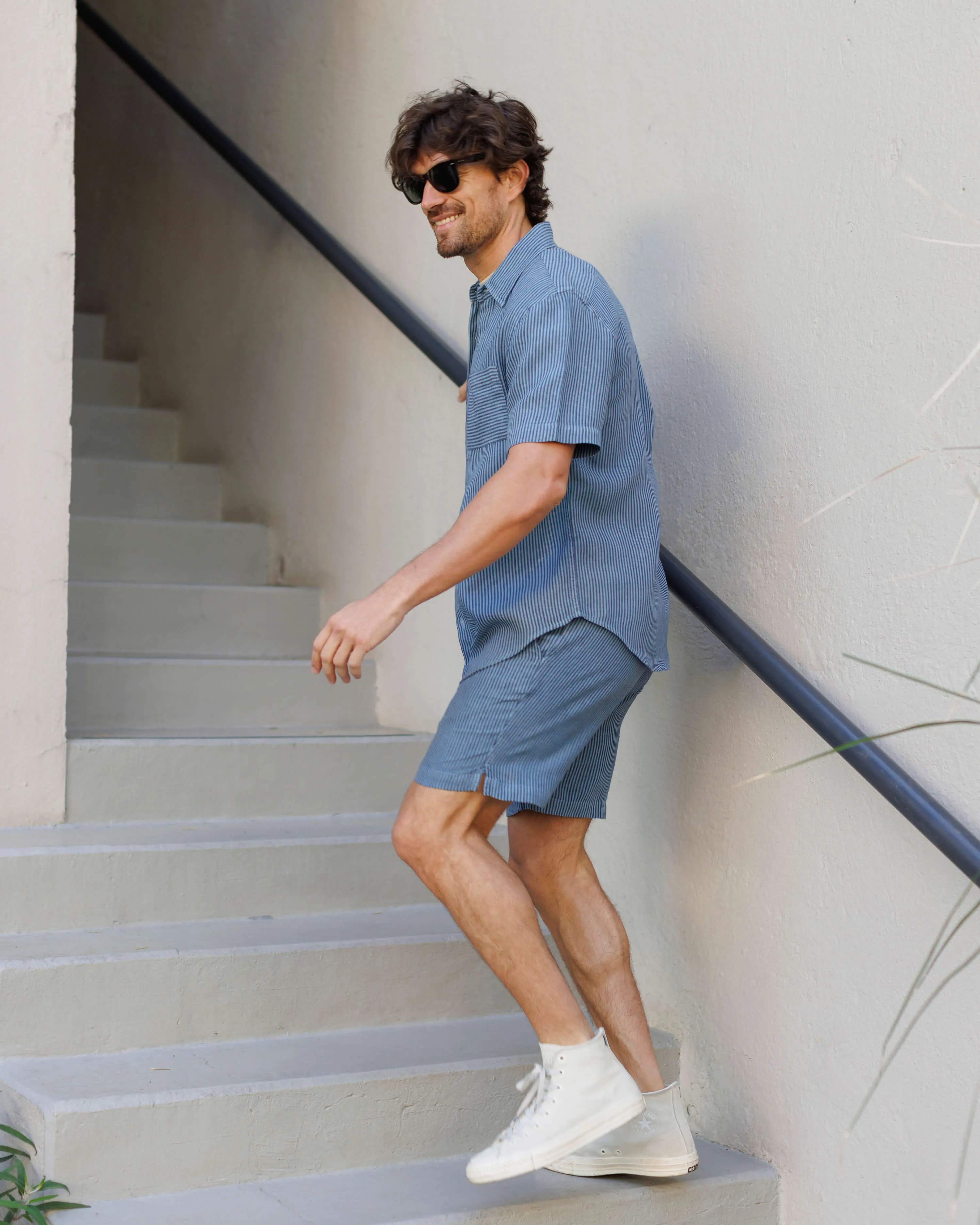 Ola Shirt / Overdye Indigo sold by Alex Crane product image thumbnail 4