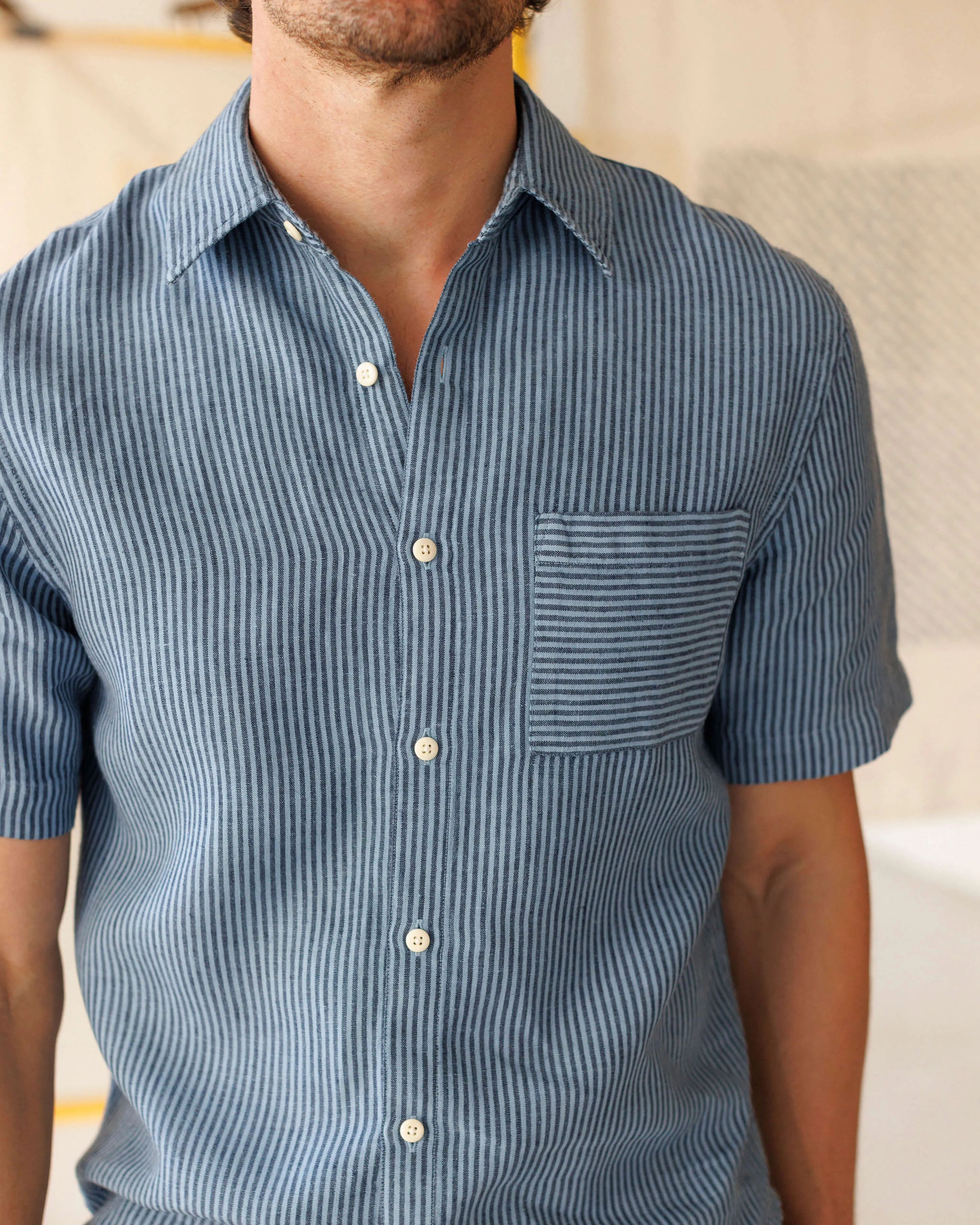 Ola Shirt / Overdye Indigo sold by Alex Crane product image thumbnail 5