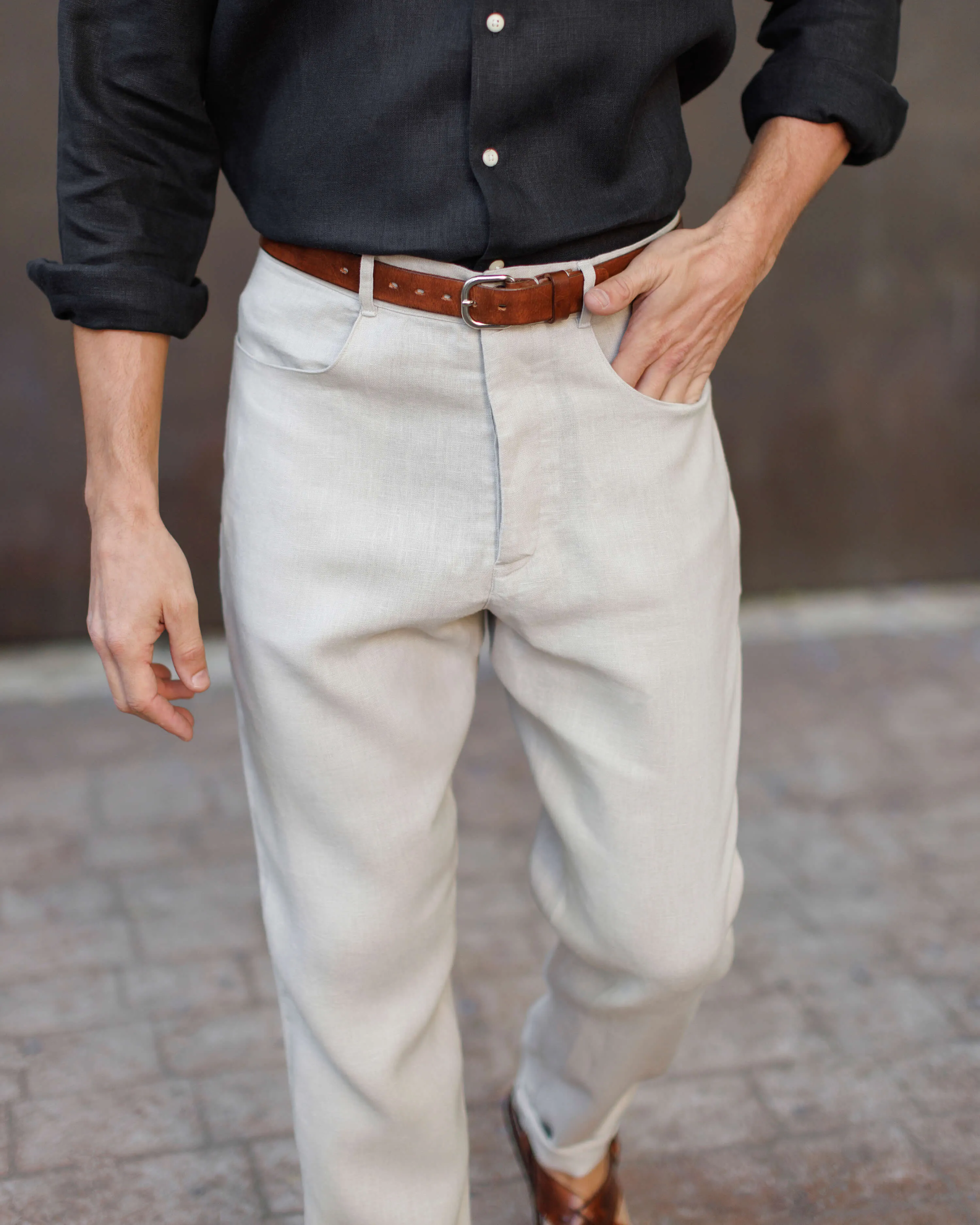 Cham Pants / Bone sold by Alex Crane product image thumbnail 5