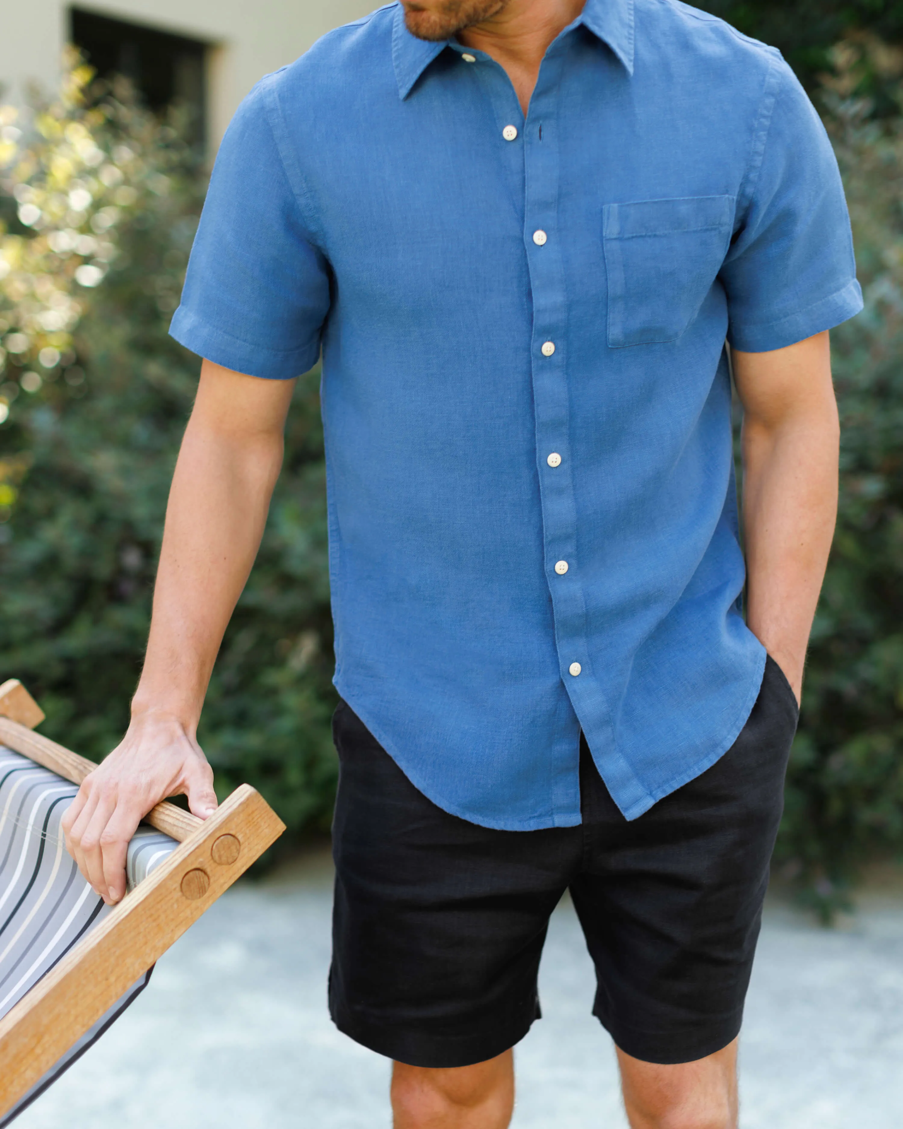 Ola Shirt / Deep Ocean sold by Alex Crane product image thumbnail 3