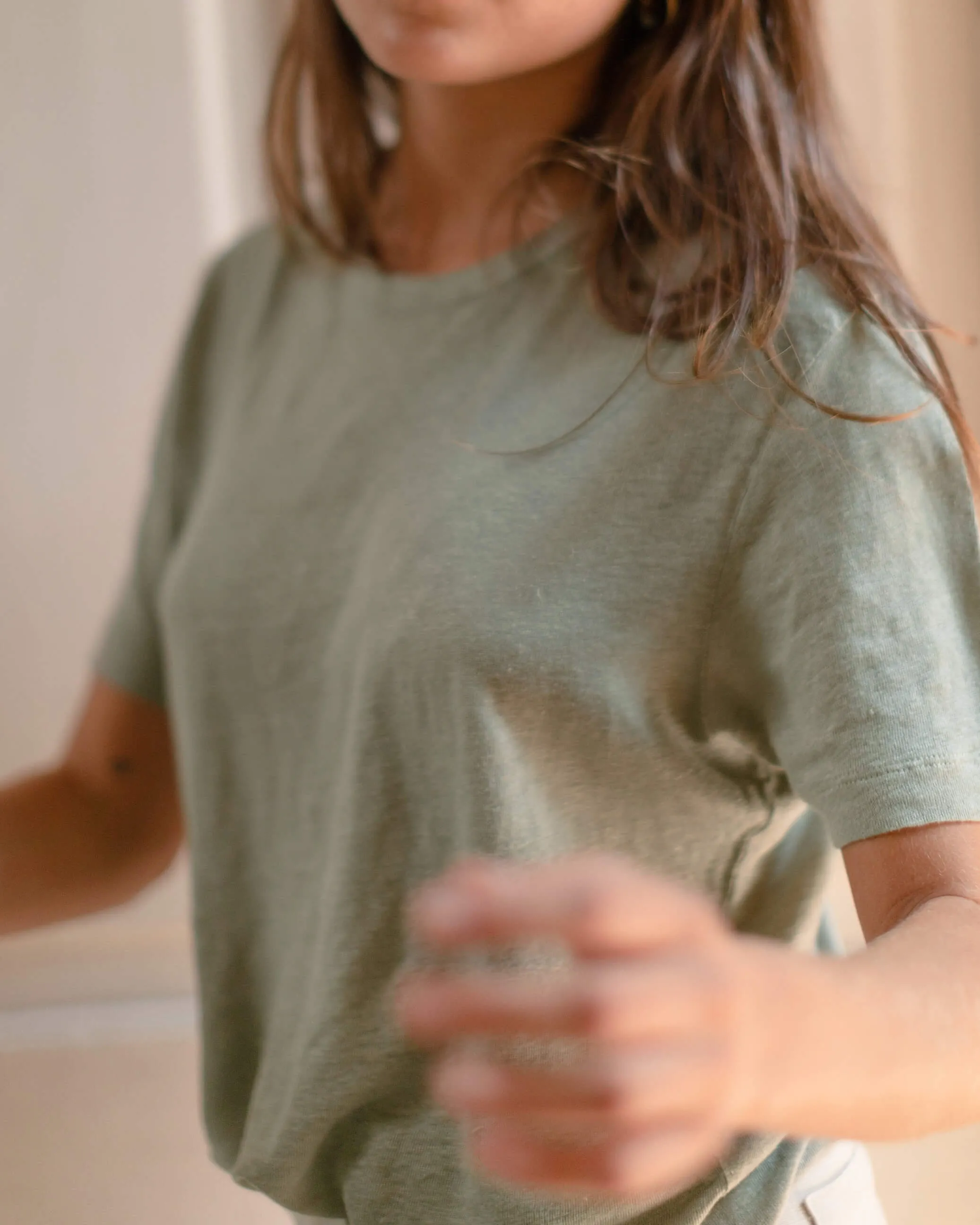 Sun Tee | Moss sold by Alex Crane product image thumbnail 4