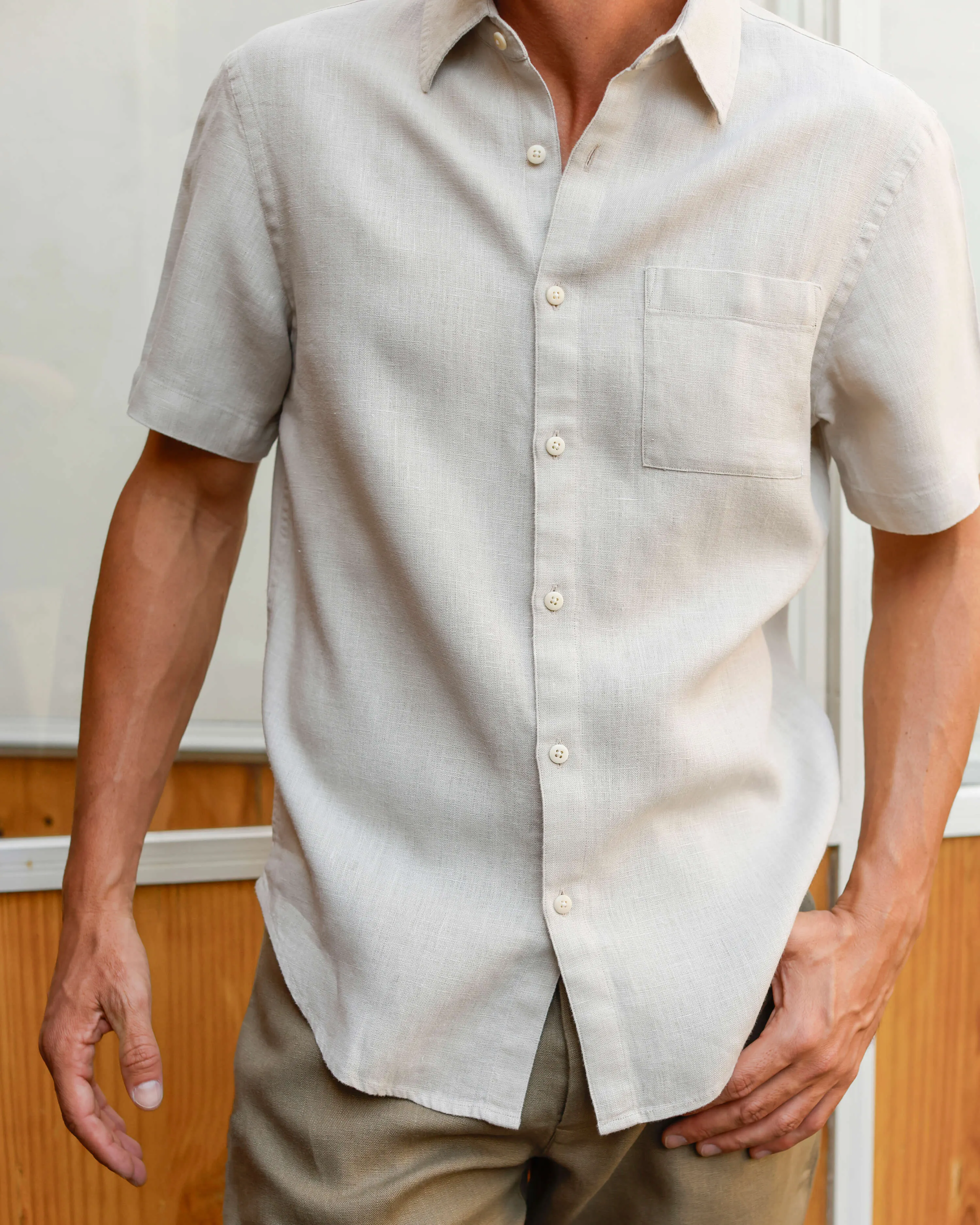 Ola Shirt / Bone sold by Alex Crane product image thumbnail 4