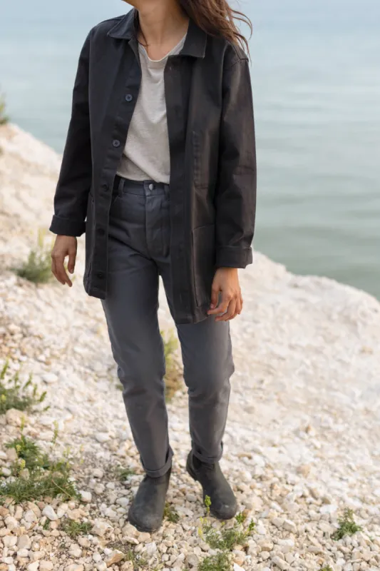 Canvas Kite Jacket | Onyx sold by Alex Crane