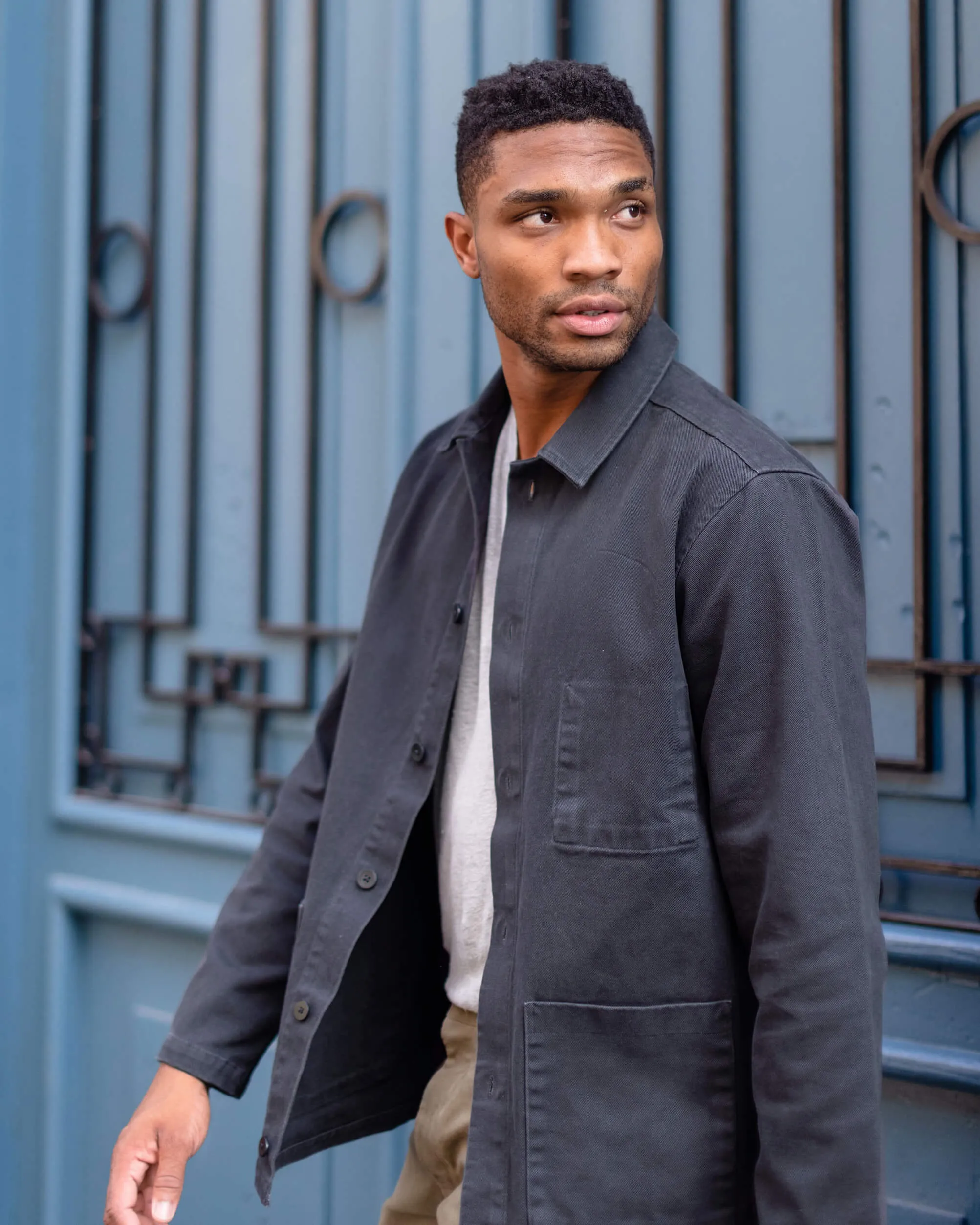 Canvas Kite Jacket / Ink sold by Alex Crane product image thumbnail 3