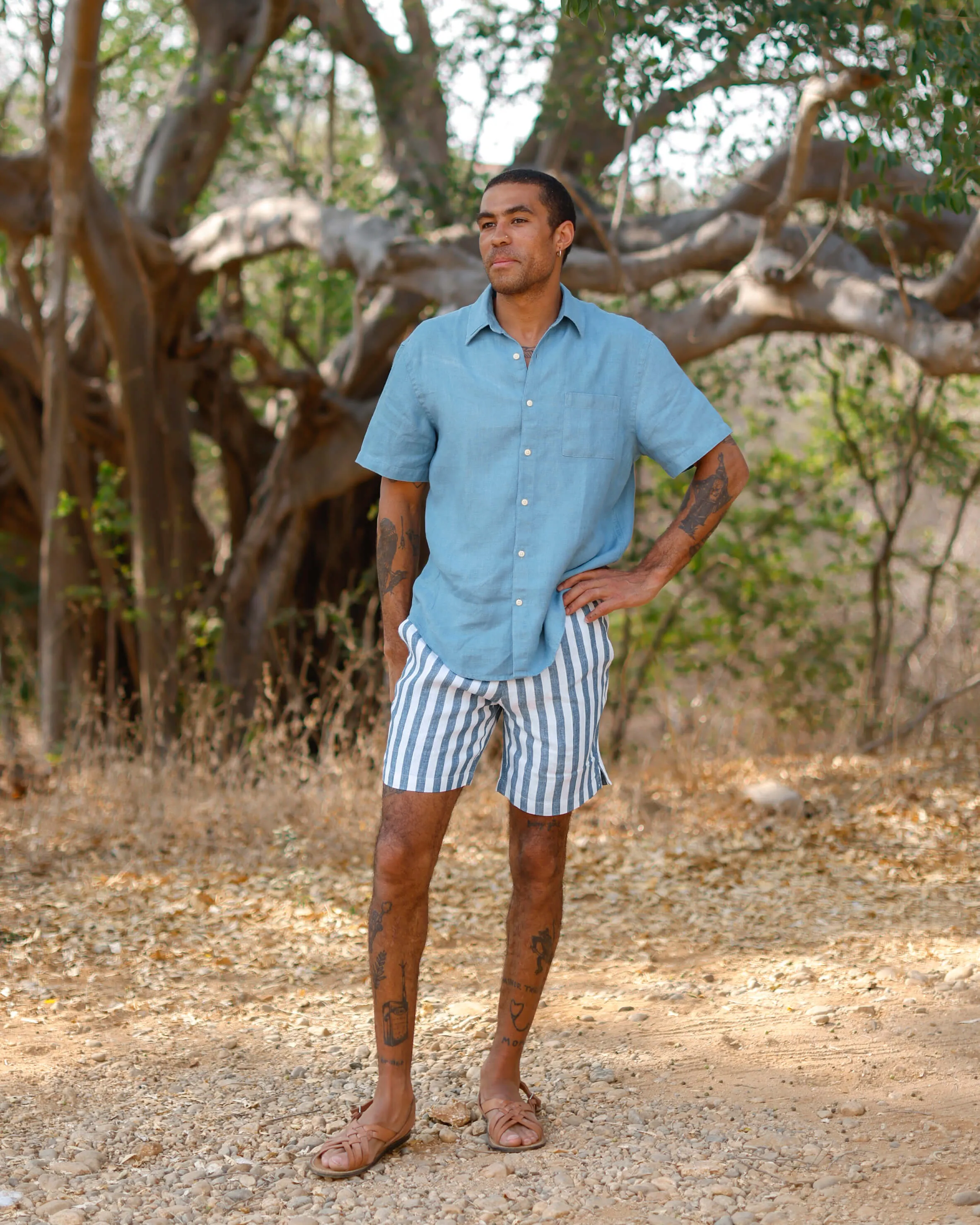 Ola Shirt / Indigo sold by Alex Crane product image thumbnail 4