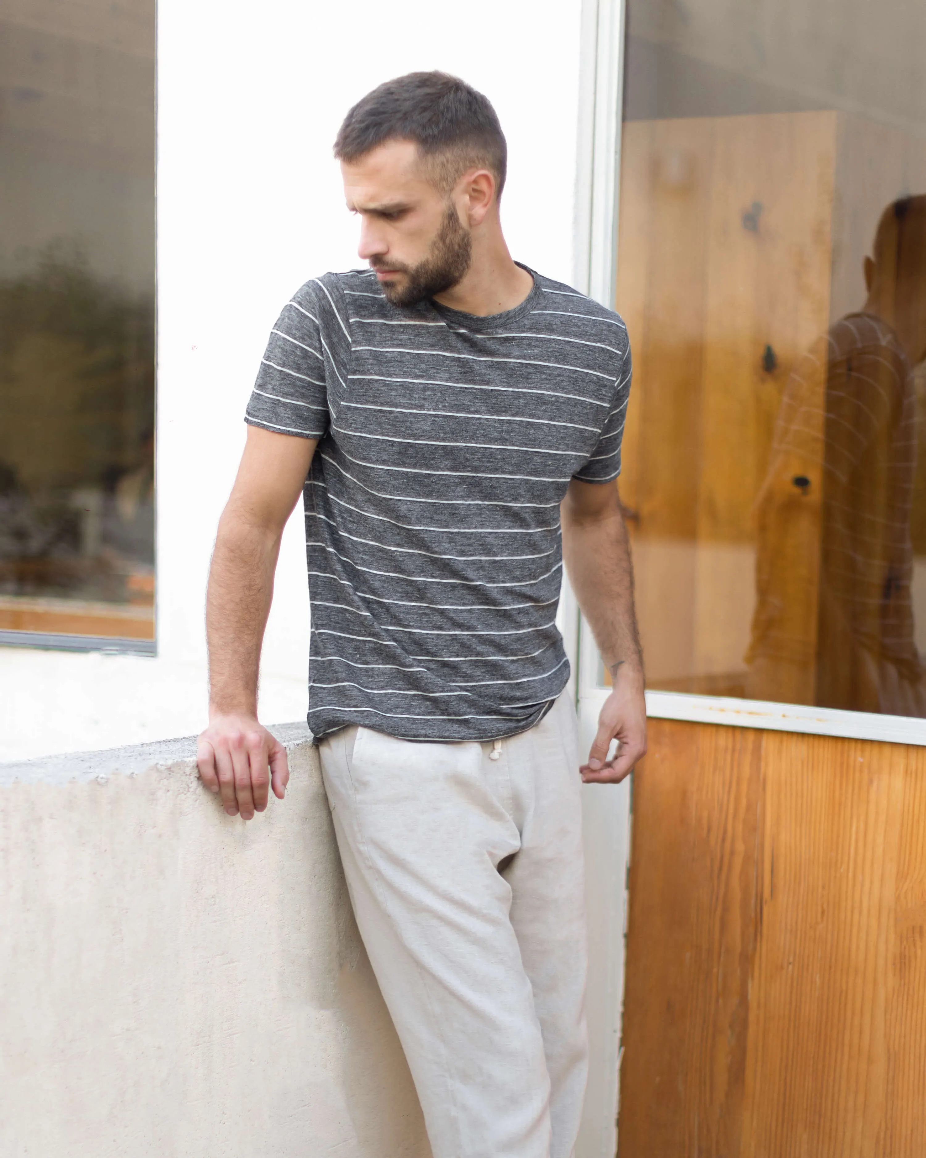 Sun Tee / Chalk sold by Alex Crane product image thumbnail 2