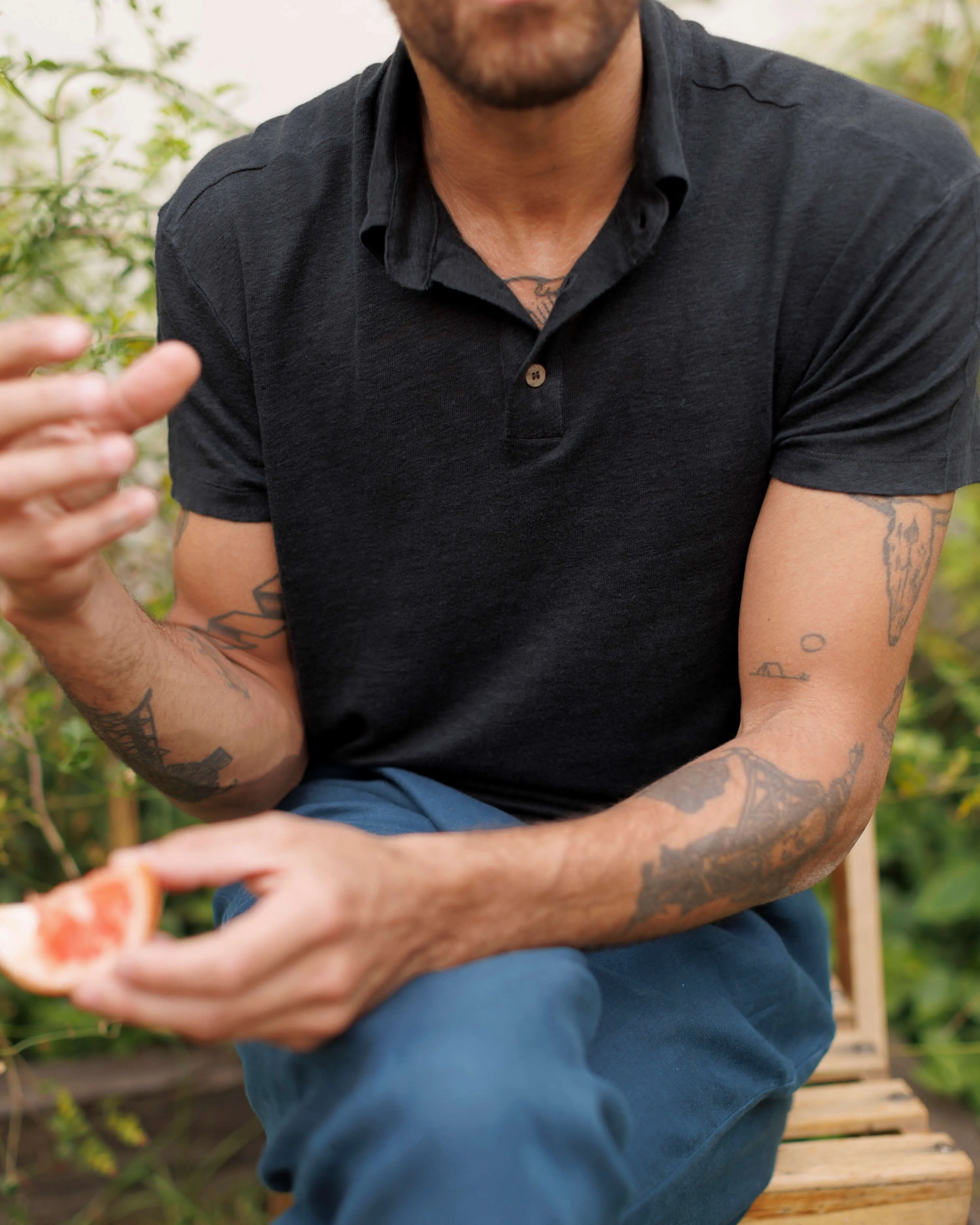 Knit Polo / Night sold by Alex Crane product image thumbnail 2