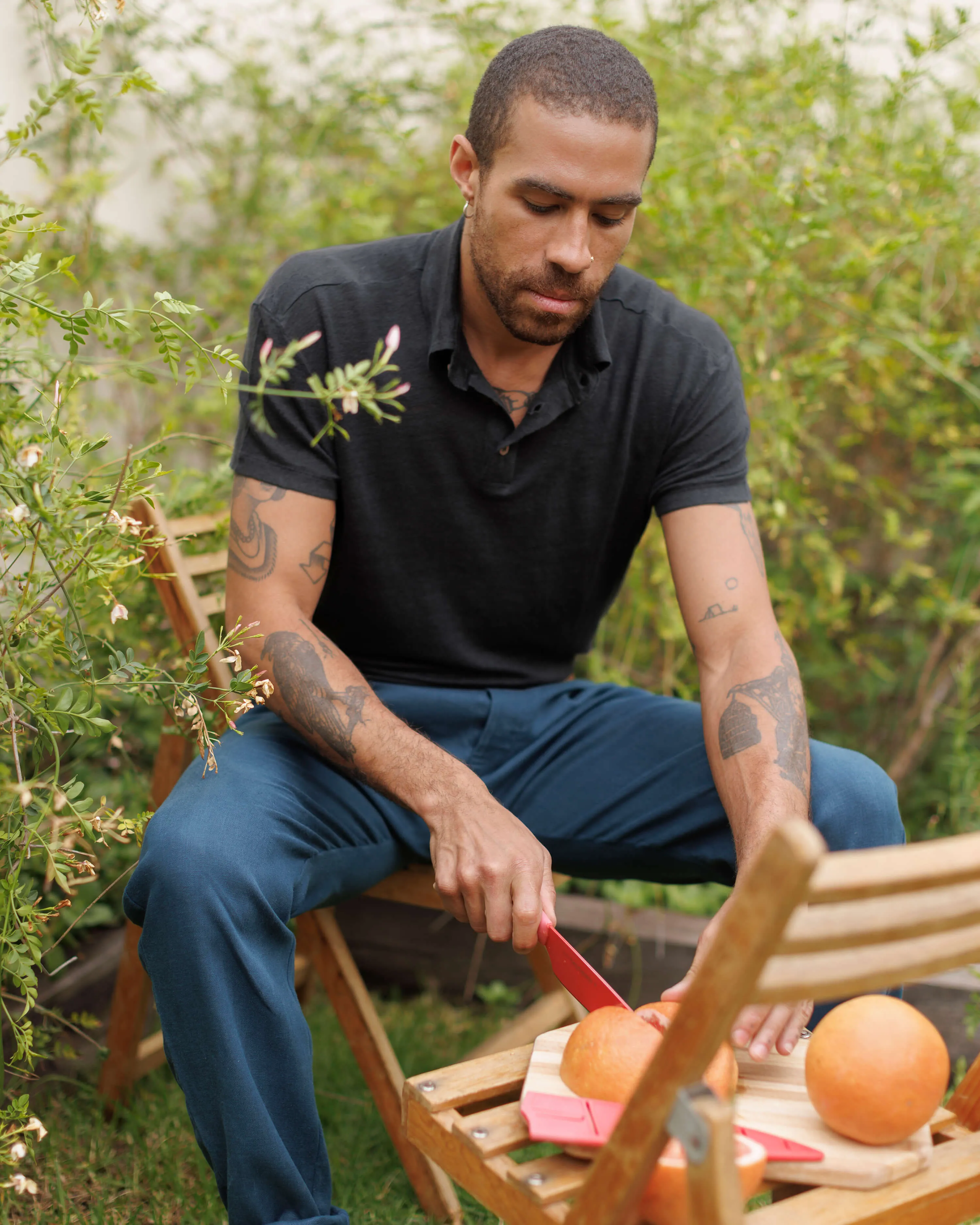 Knit Polo / Night sold by Alex Crane product image thumbnail 5