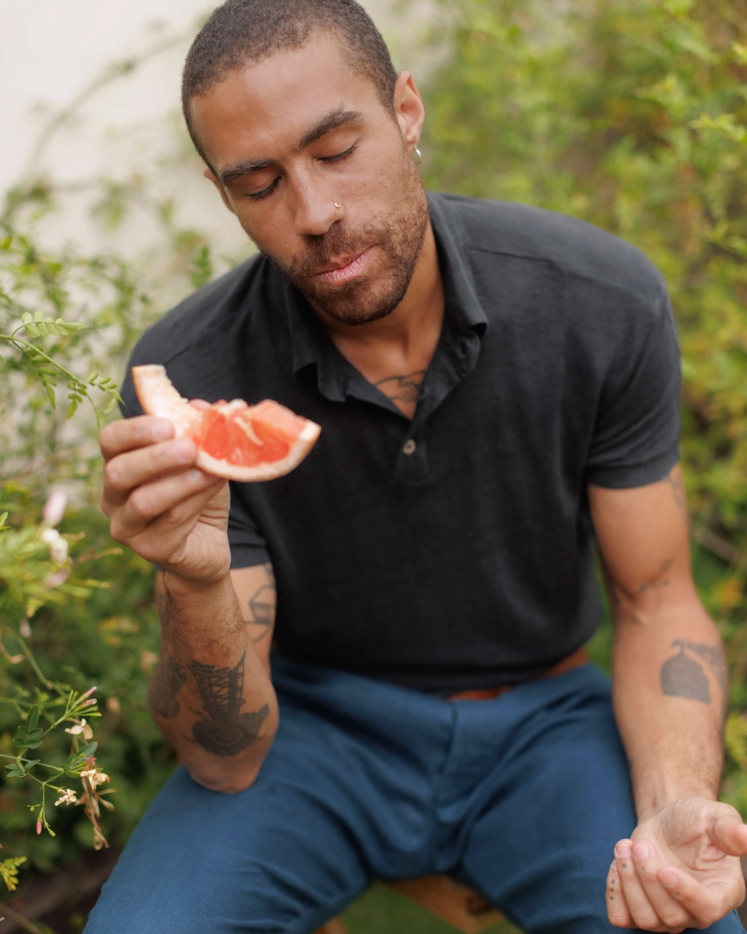 Knit Polo / Night sold by Alex Crane product image thumbnail 4