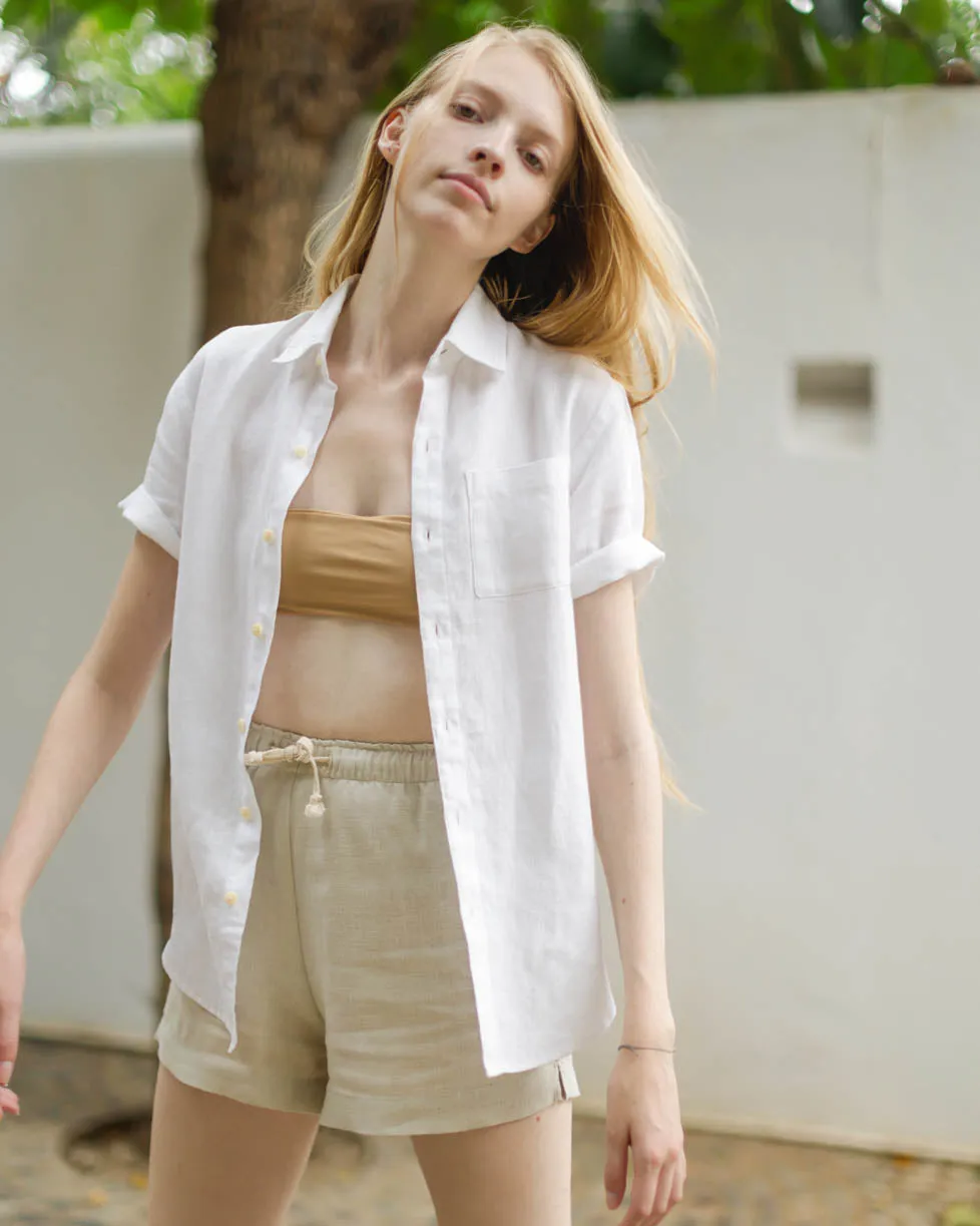 Ola Shirt | Snow sold by Alex Crane product image thumbnail 5