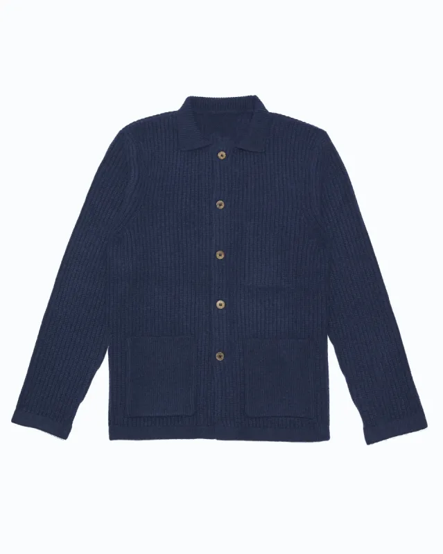 Knit Kite Jacket / Indigo sold by Alex Crane