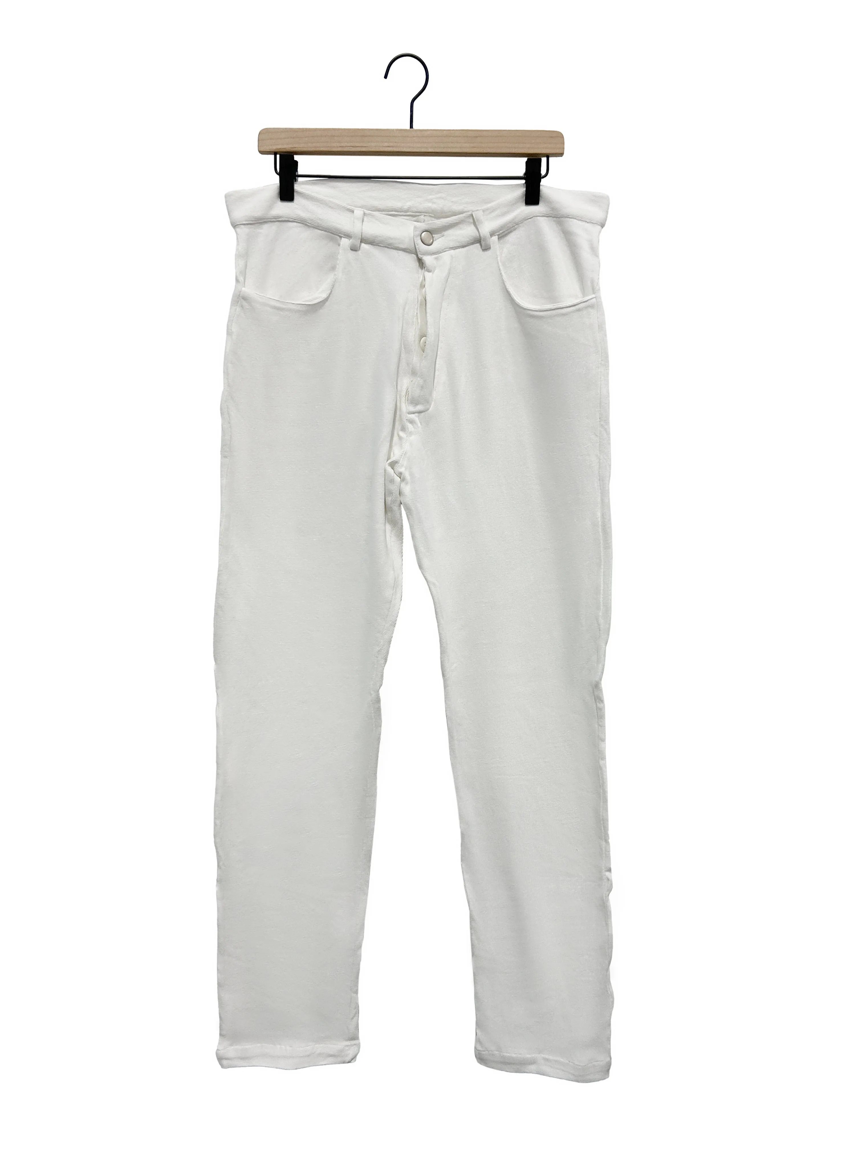 One Of One / Caza Button Fly Knit Pants Snow sold by Alex Crane product image thumbnail 2