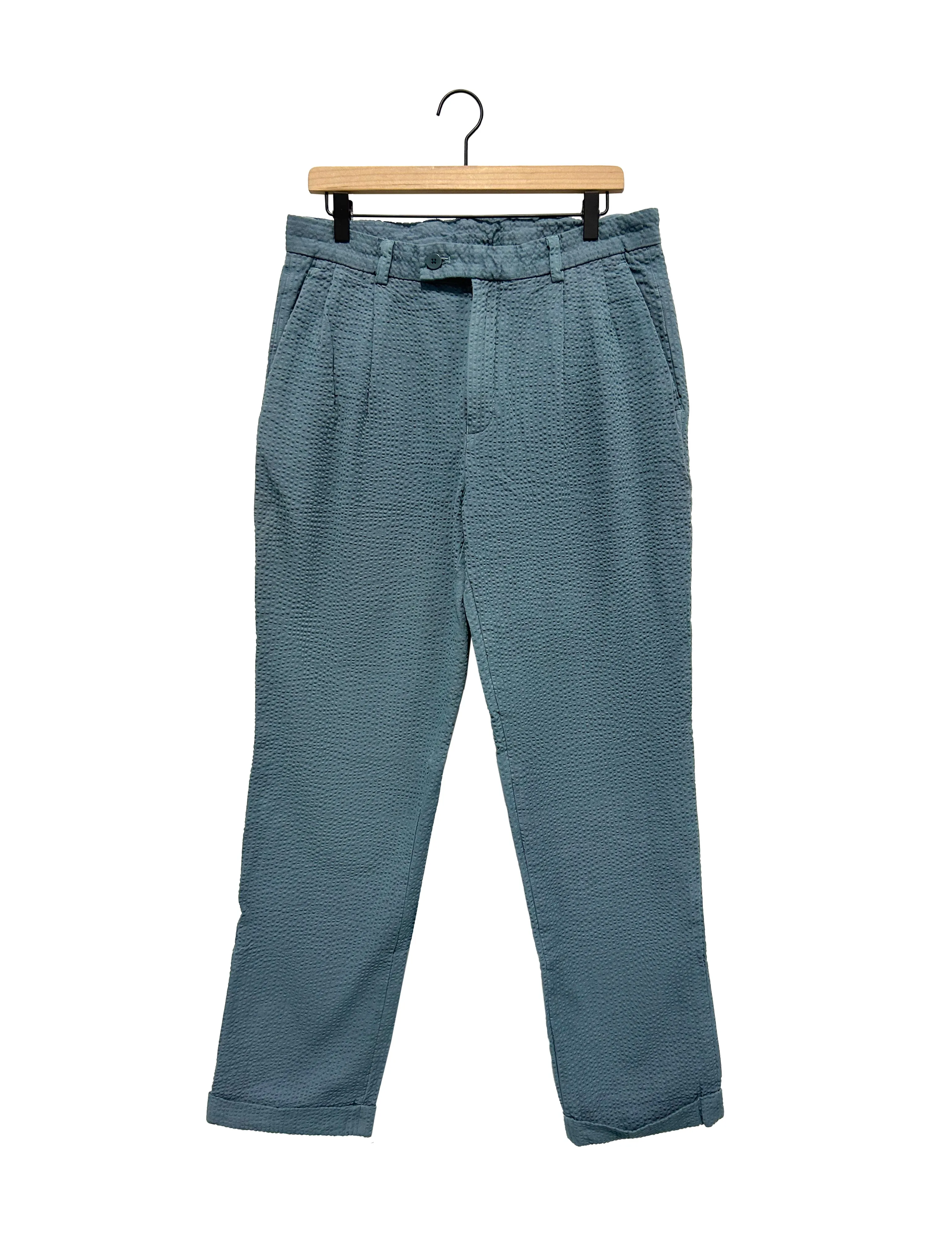 One Of One / Seersucker Alta Trousers Indigo sold by Alex Crane product image thumbnail 2