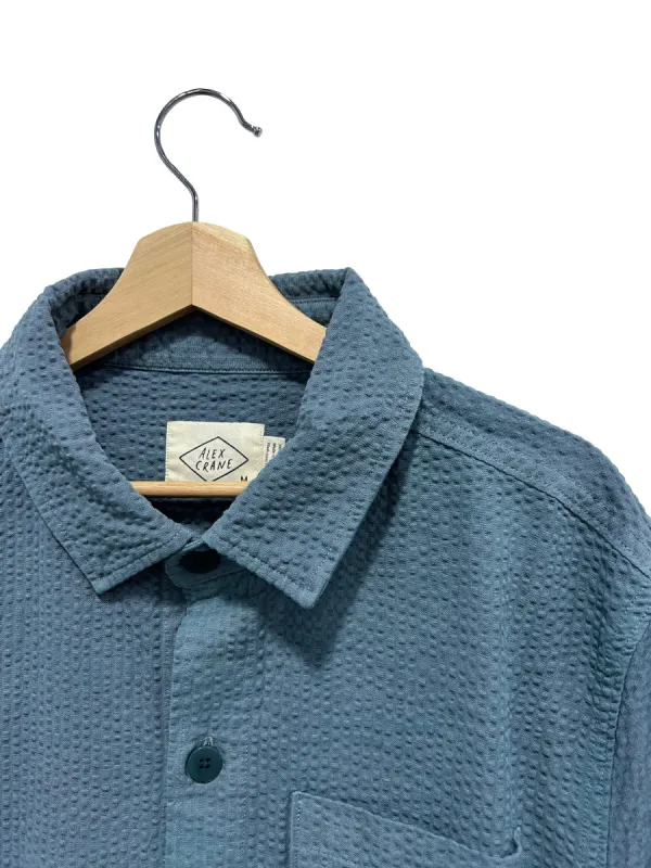 One Of One / Seersucker Pac Jacket Indigo sold by Alex Crane