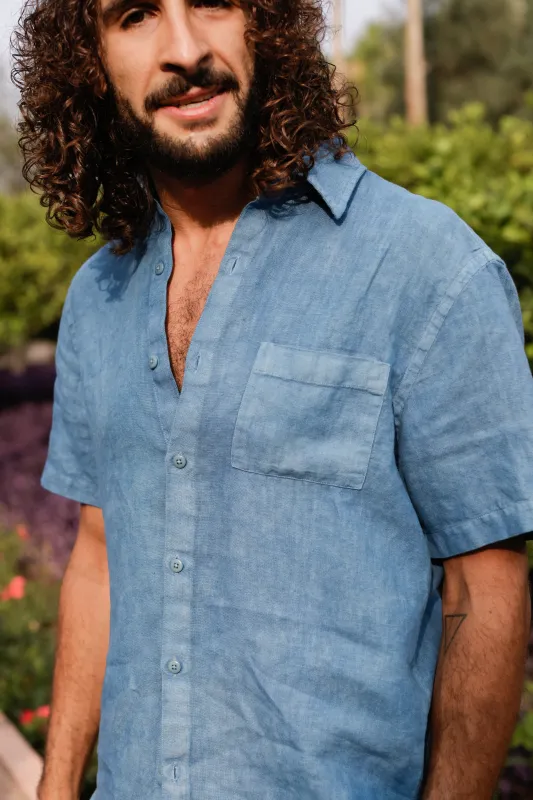 Sample Ola Shirt / Indigo sold by Alex Crane