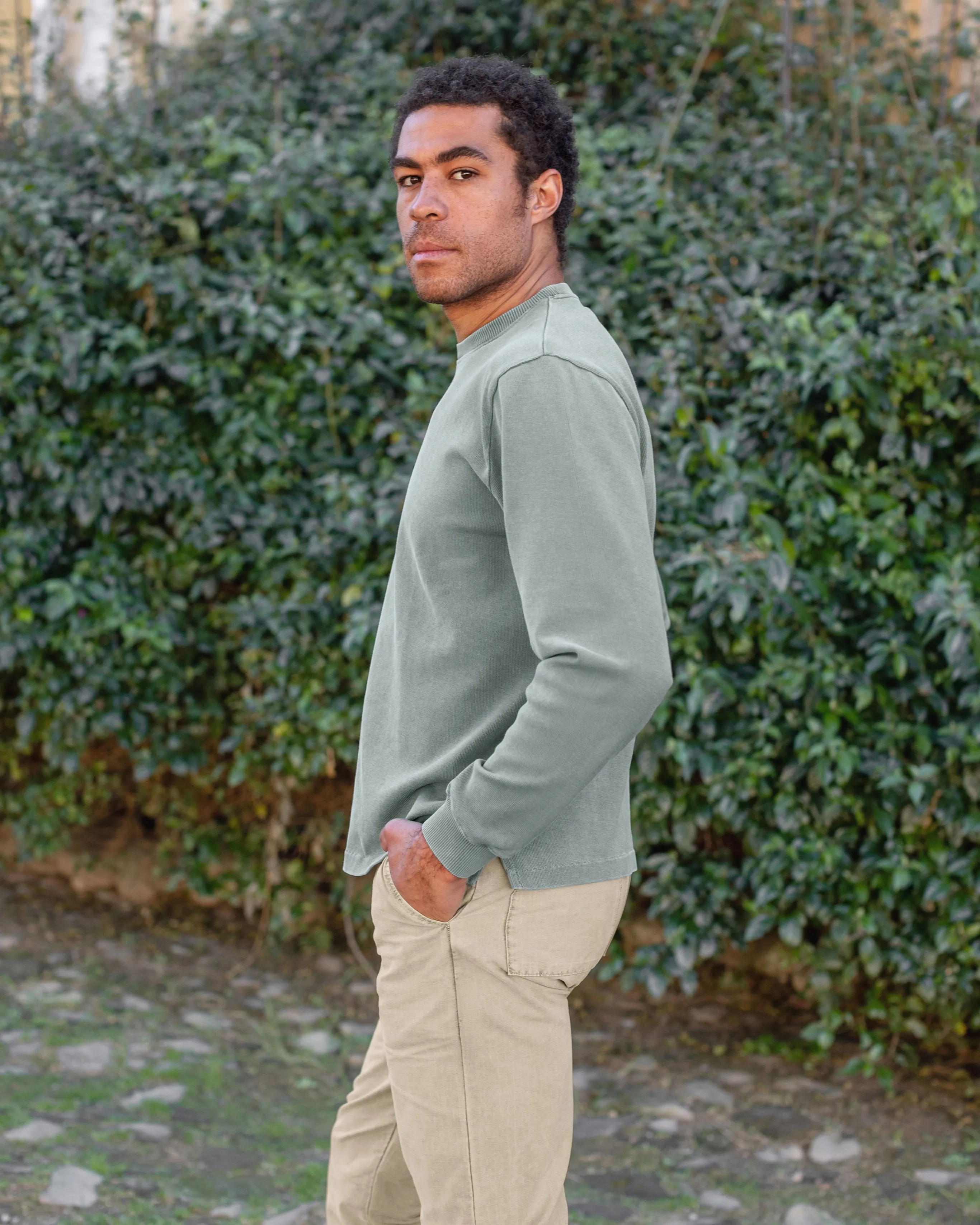 Caza Crewneck / Jade sold by Alex Crane product image thumbnail 3