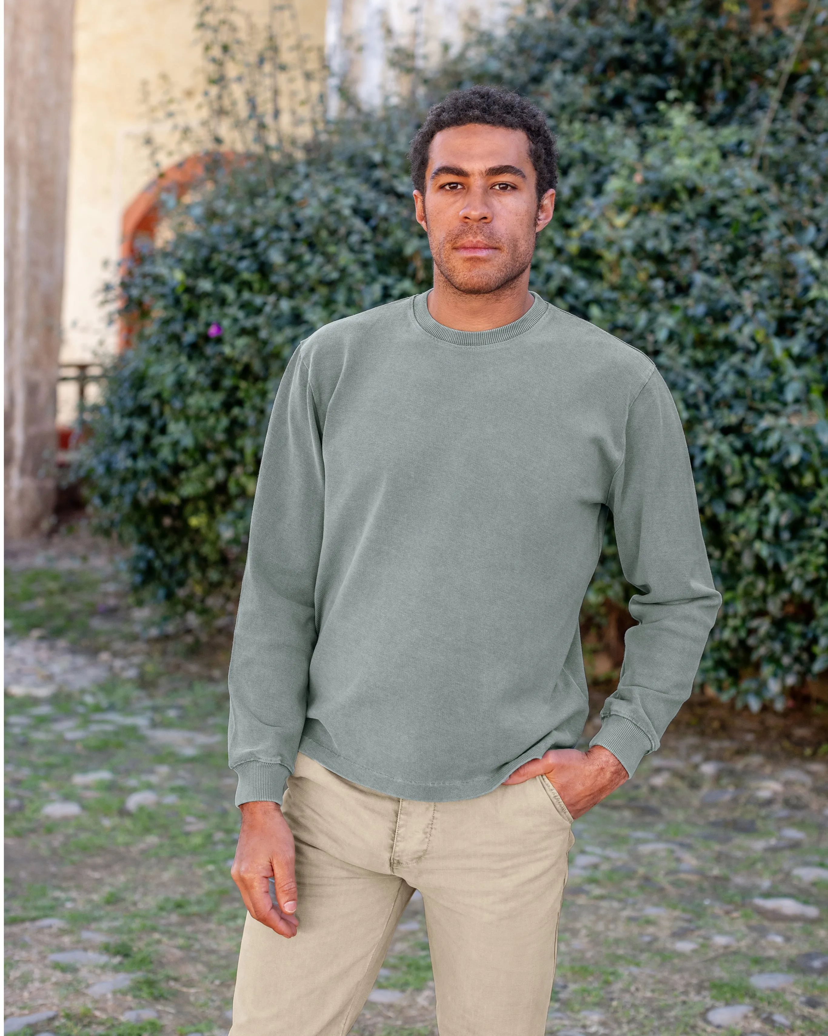 Caza Crewneck / Jade sold by Alex Crane product image thumbnail 2