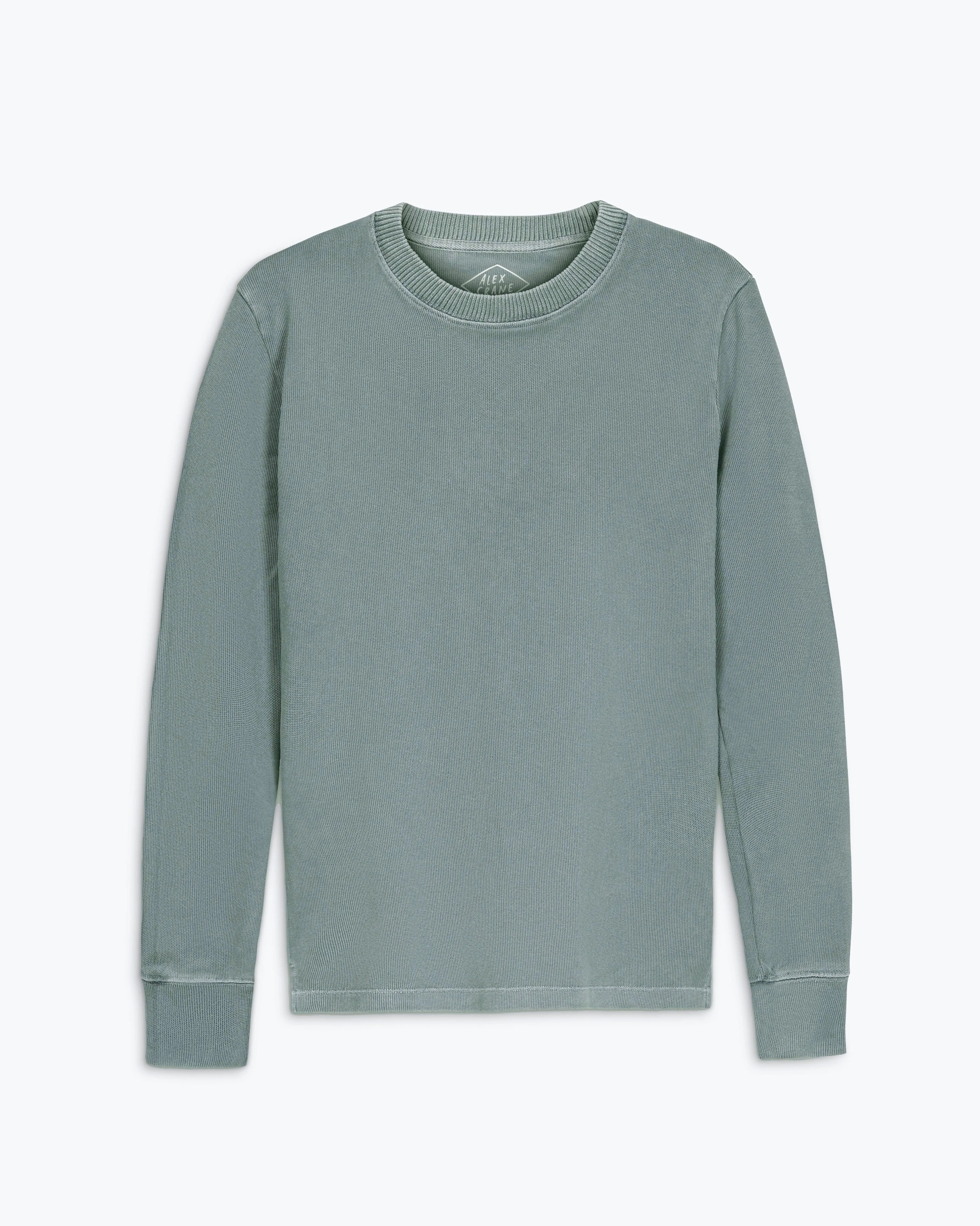 Caza Crewneck / Jade sold by Alex Crane