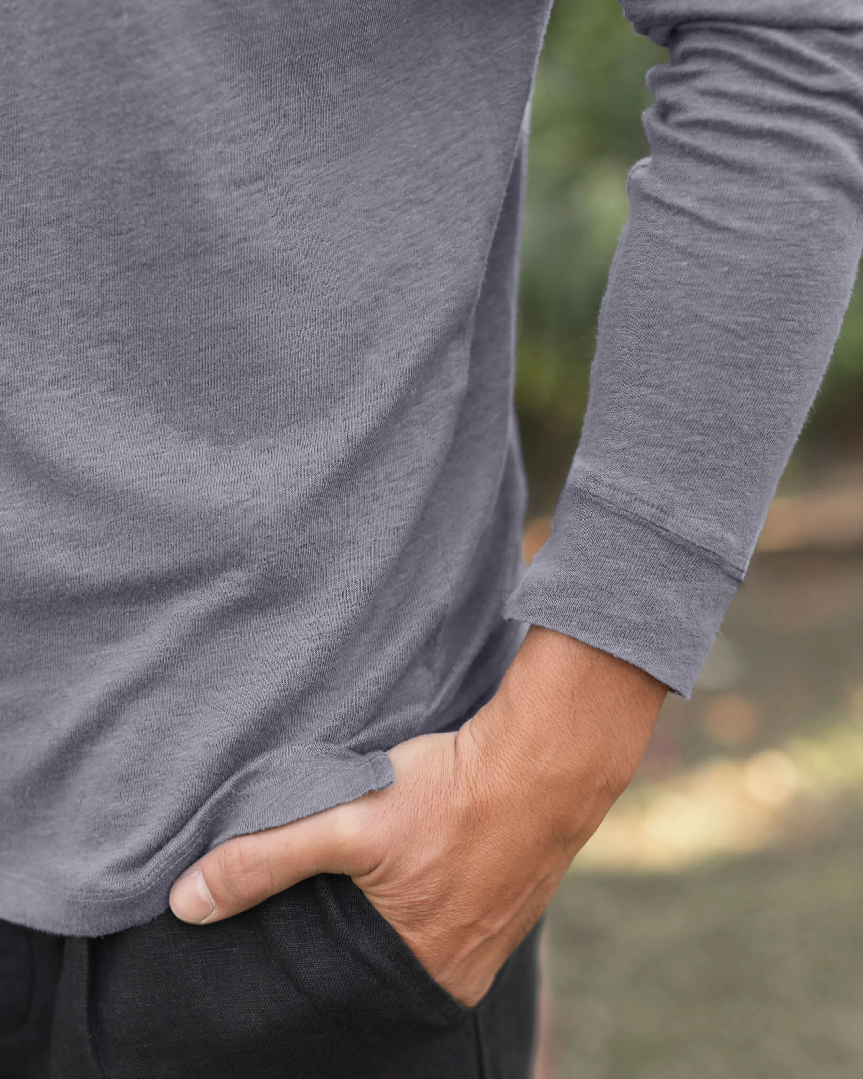 Long Sleeve Sun Tee / Slate sold by Alex Crane product image thumbnail 4