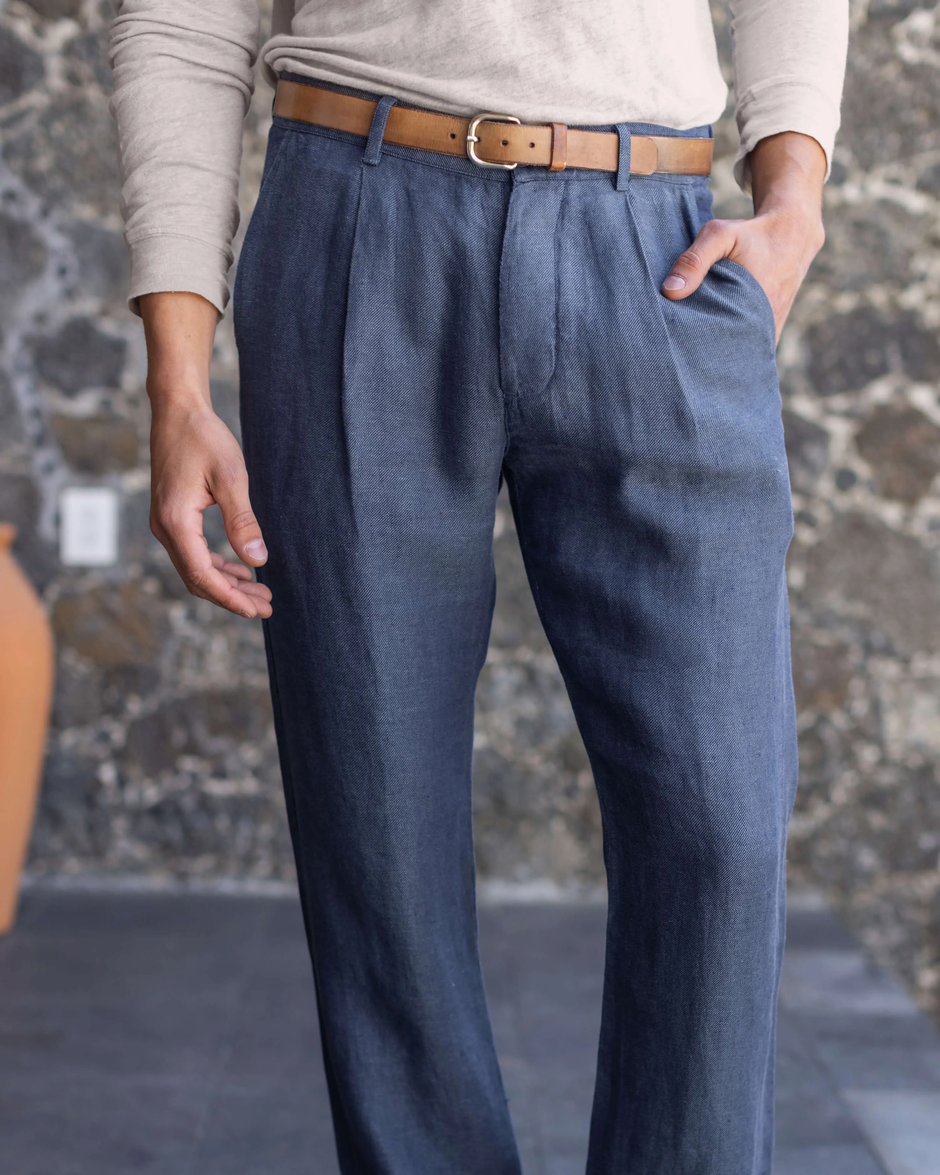 Alta Trousers / Indigo Twill sold by Alex Crane product image thumbnail 2