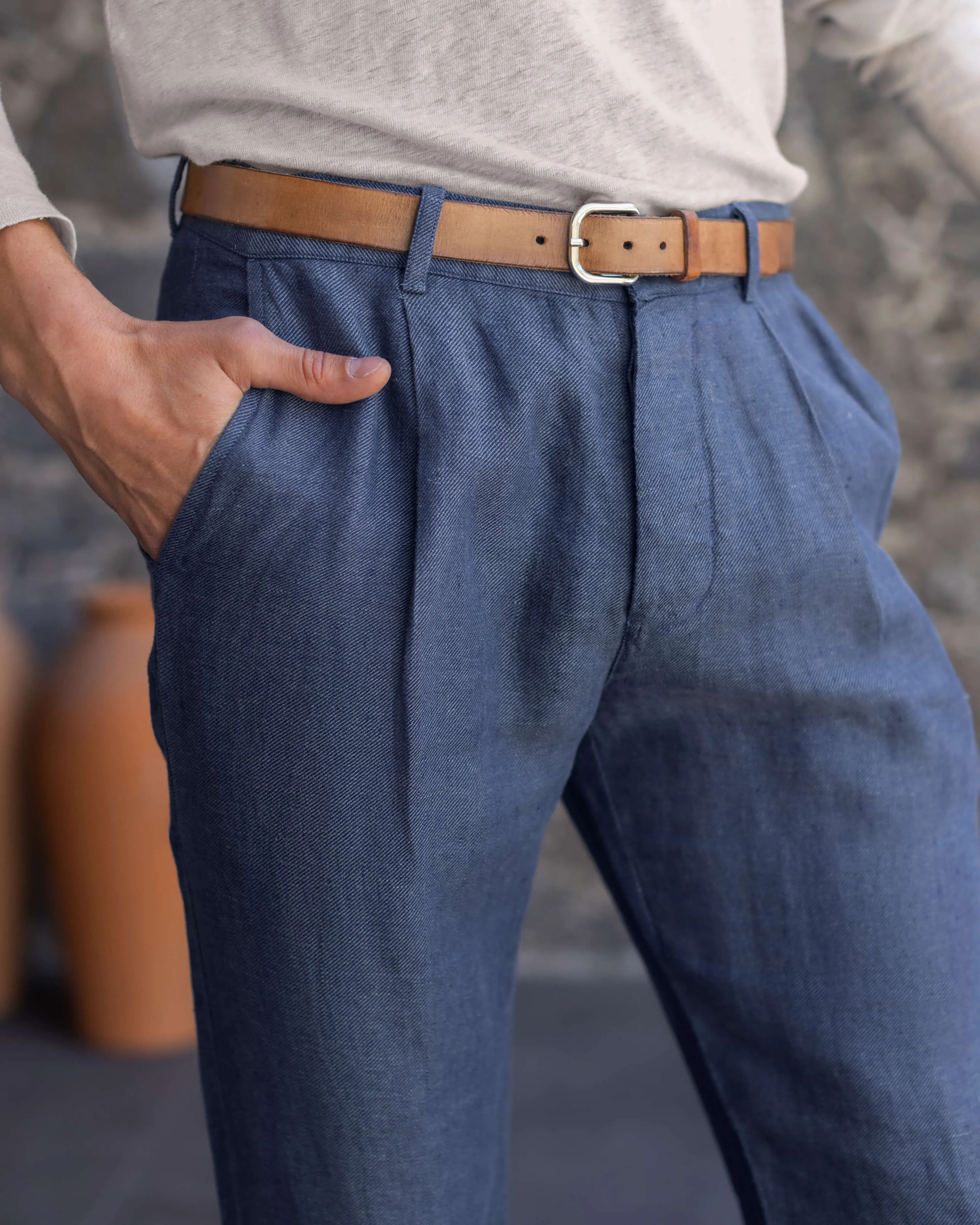 Alta Trousers / Indigo Twill sold by Alex Crane product image thumbnail 4