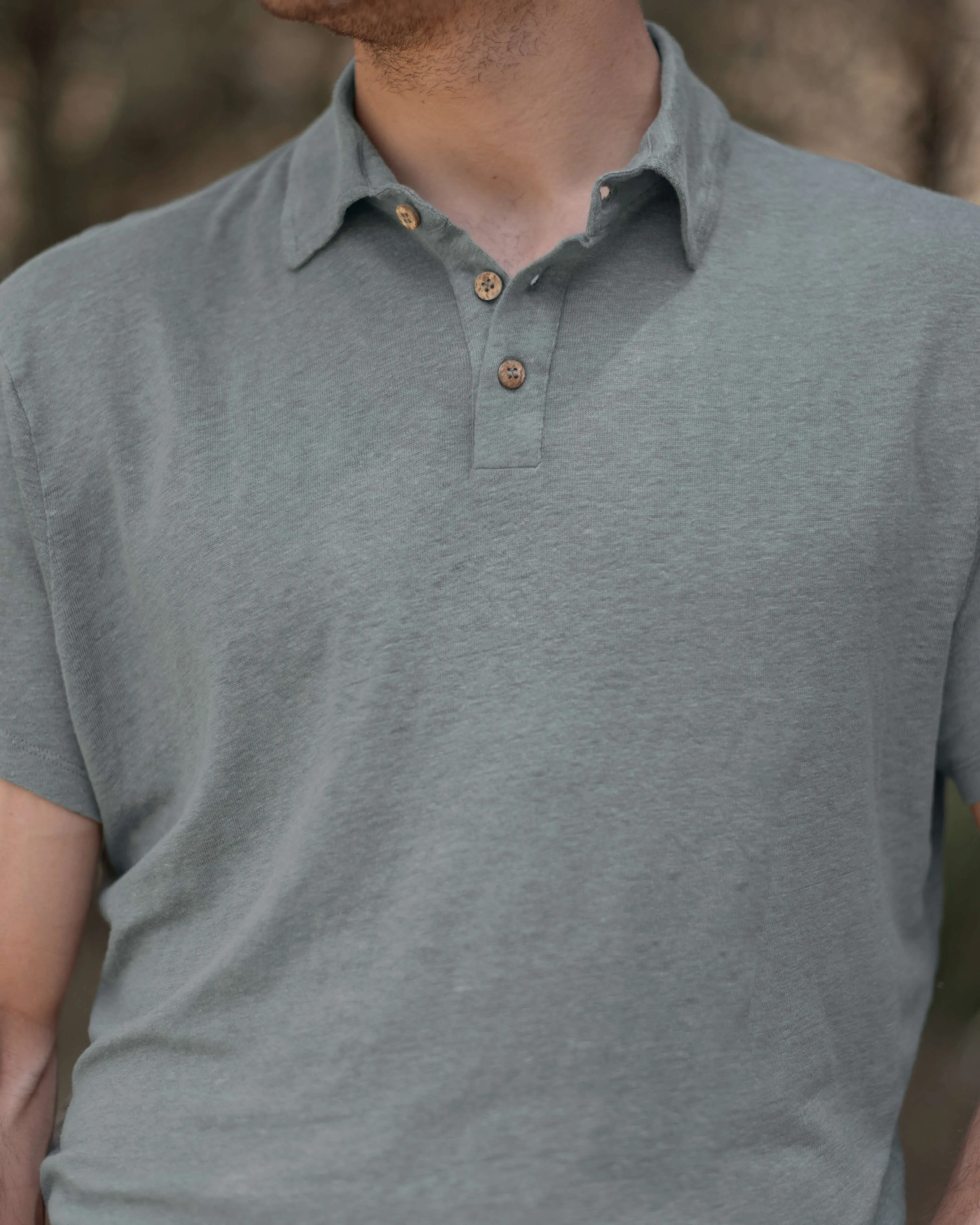 Knit Polo / Jade sold by Alex Crane product image thumbnail 5