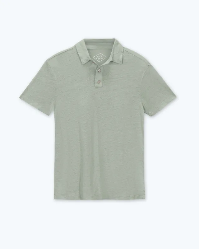 Knit Polo / Moss sold by Alex Crane