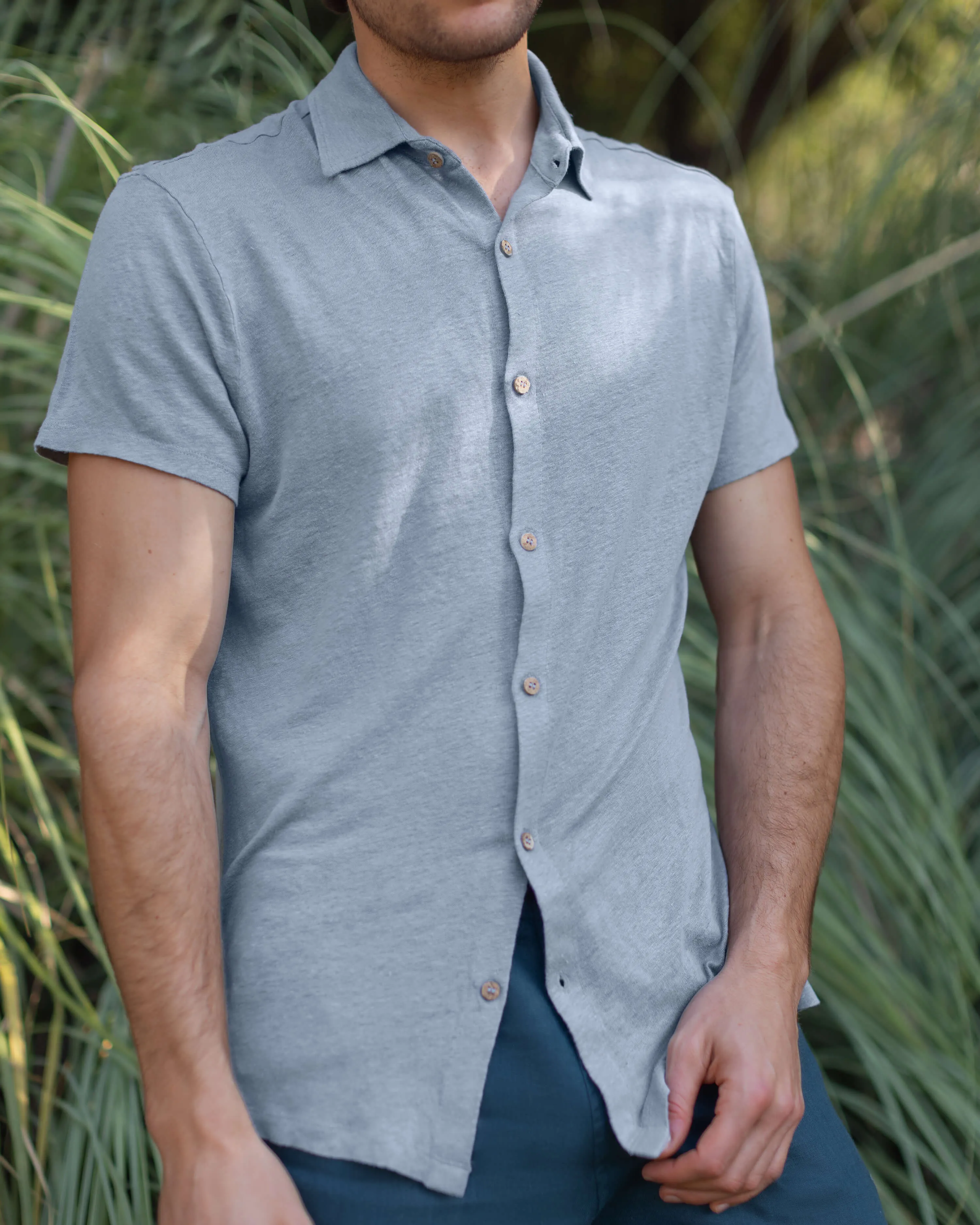 Knit Ola Shirt / Wave sold by Alex Crane product image thumbnail 4