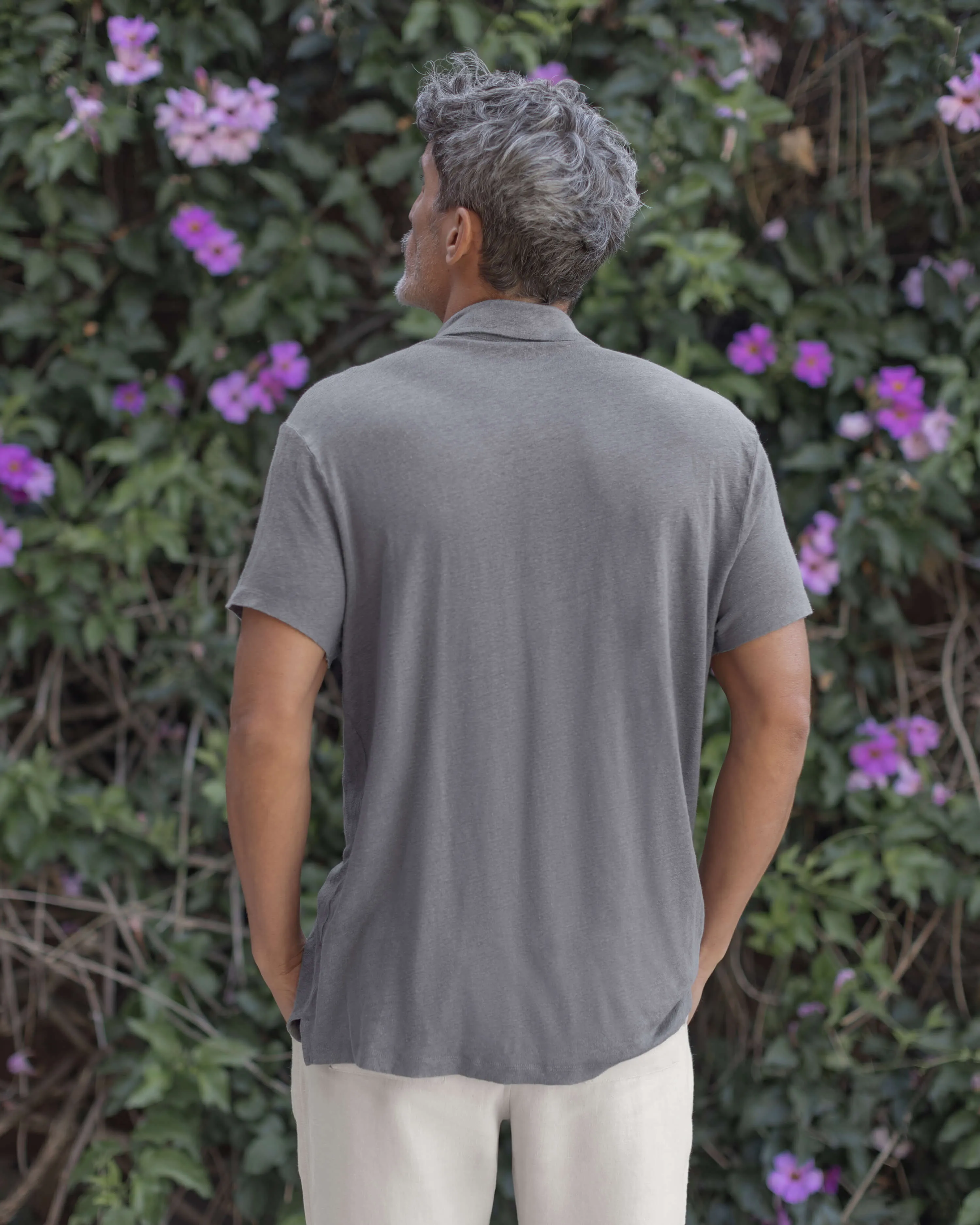 Knit Ola Shirt / Slate sold by Alex Crane product image thumbnail 5