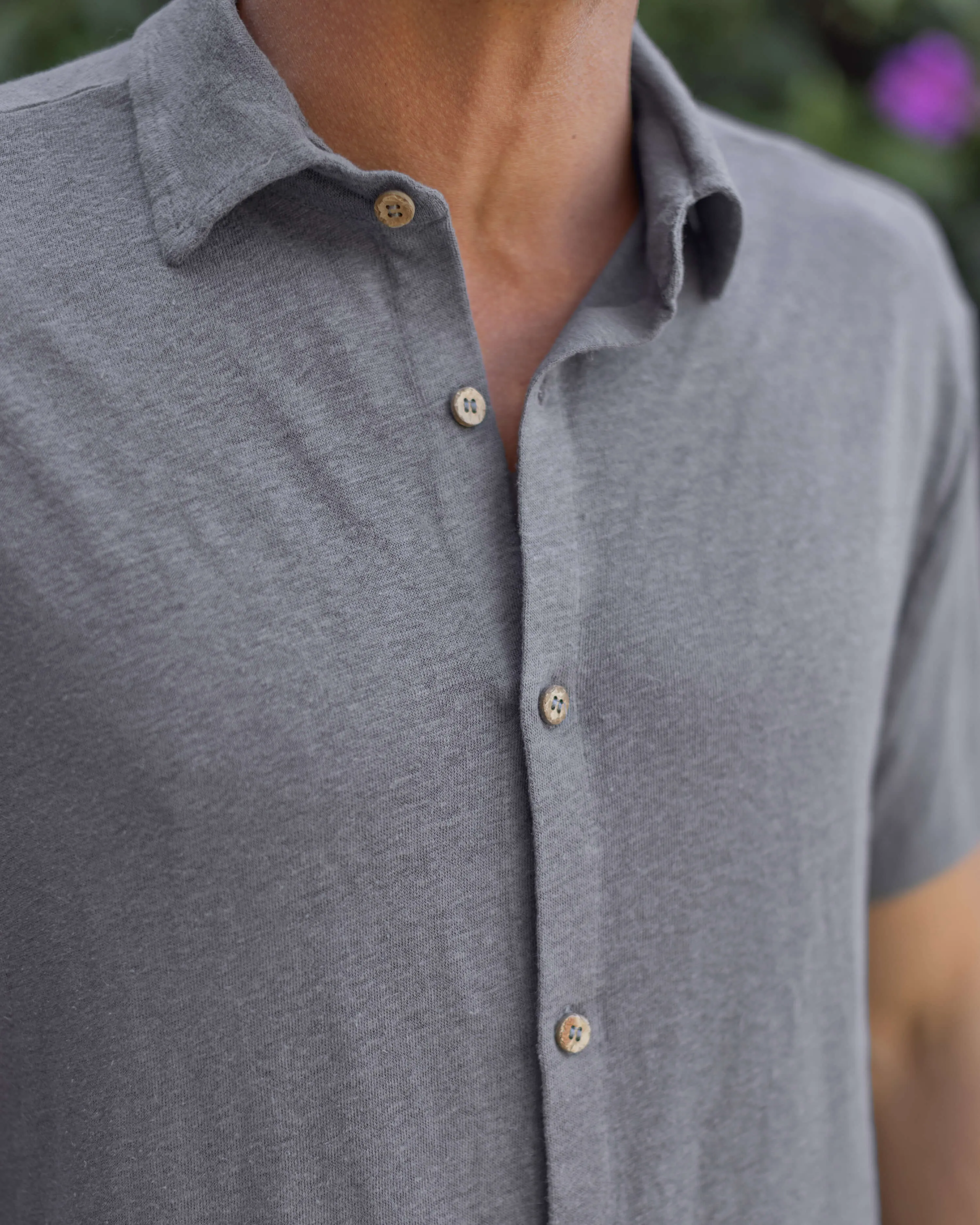 Knit Ola Shirt / Slate sold by Alex Crane product image thumbnail 4