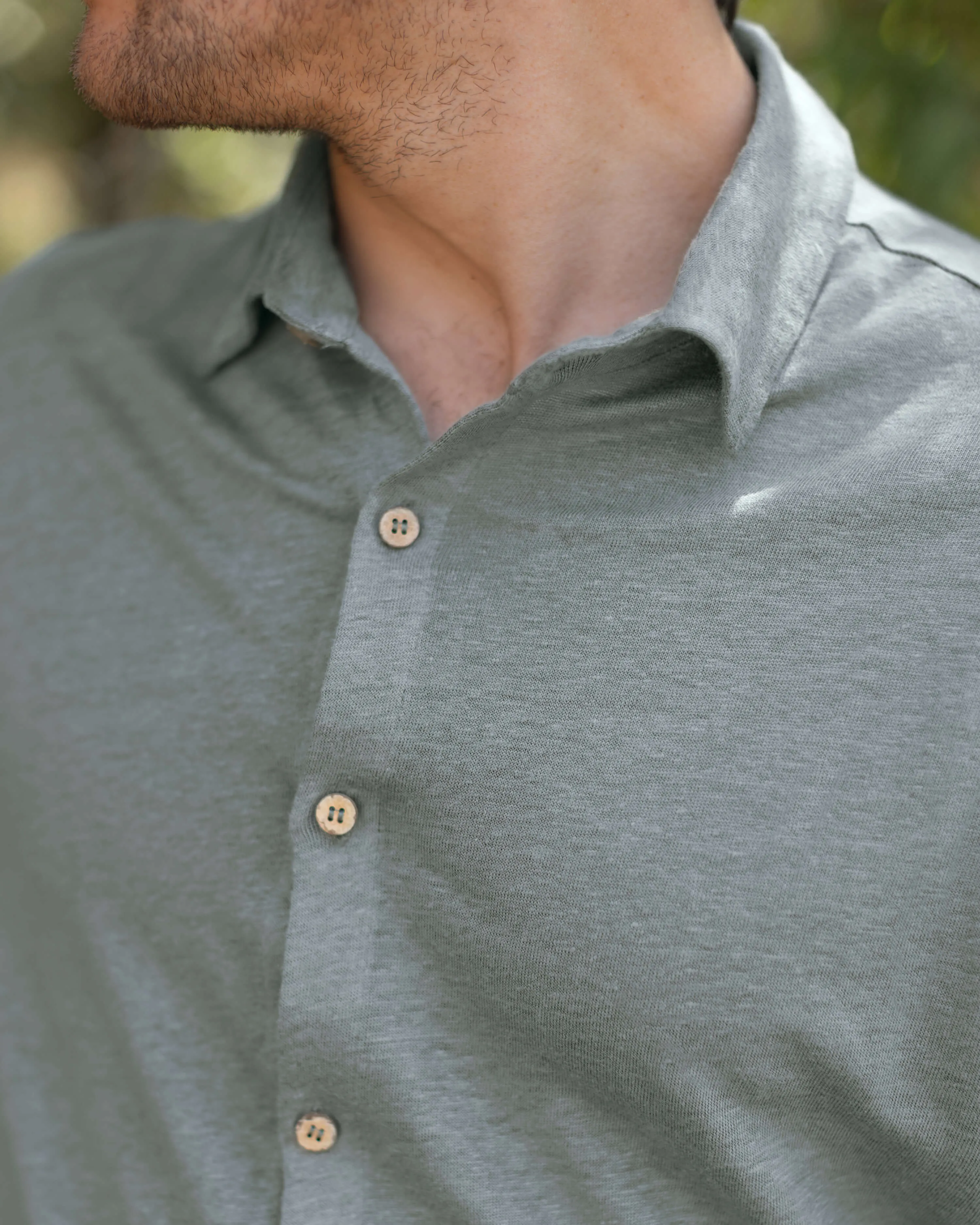 Knit Ola Shirt / Jade sold by Alex Crane product image thumbnail 5