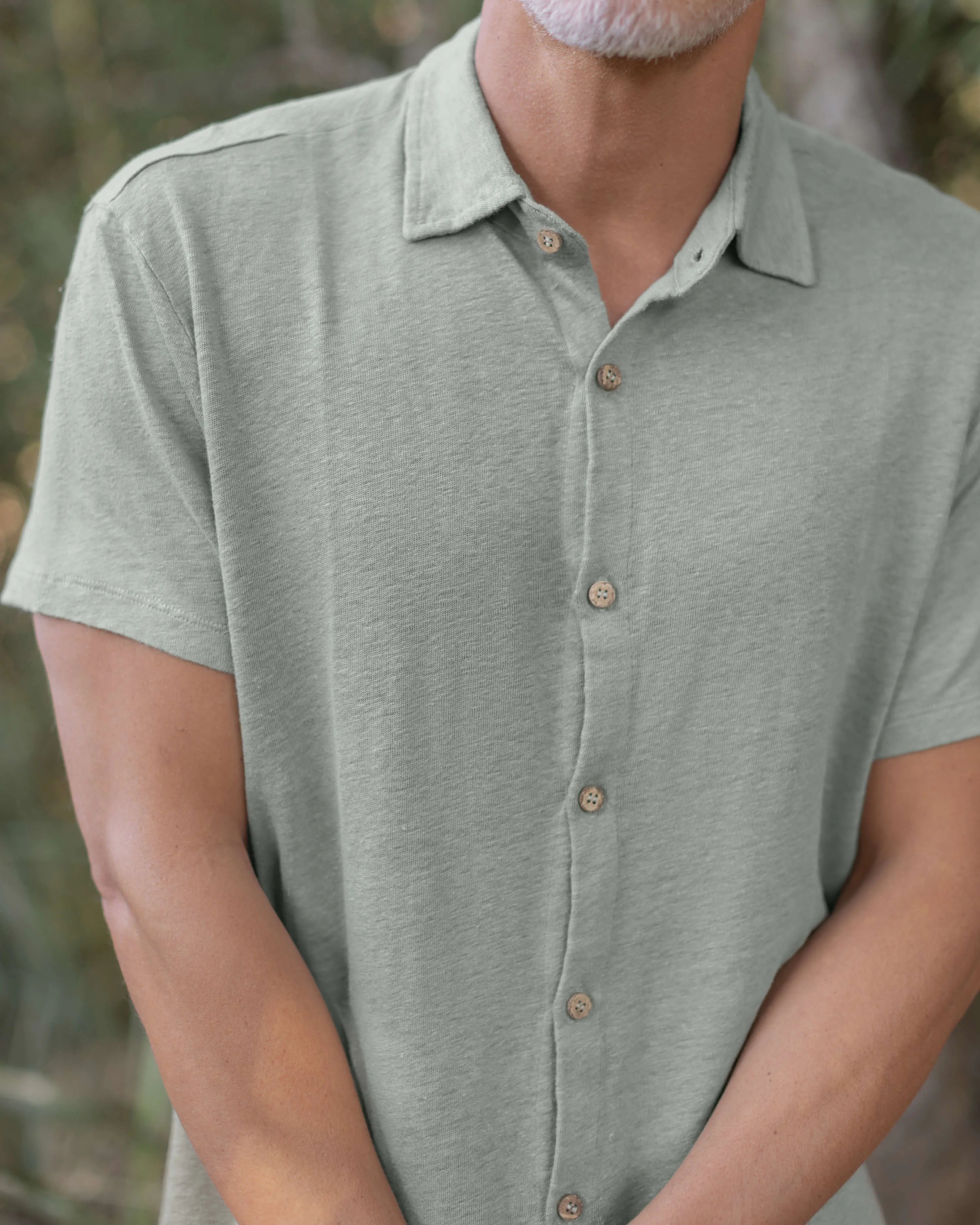 Knit Ola Shirt / Moss sold by Alex Crane product image thumbnail 5