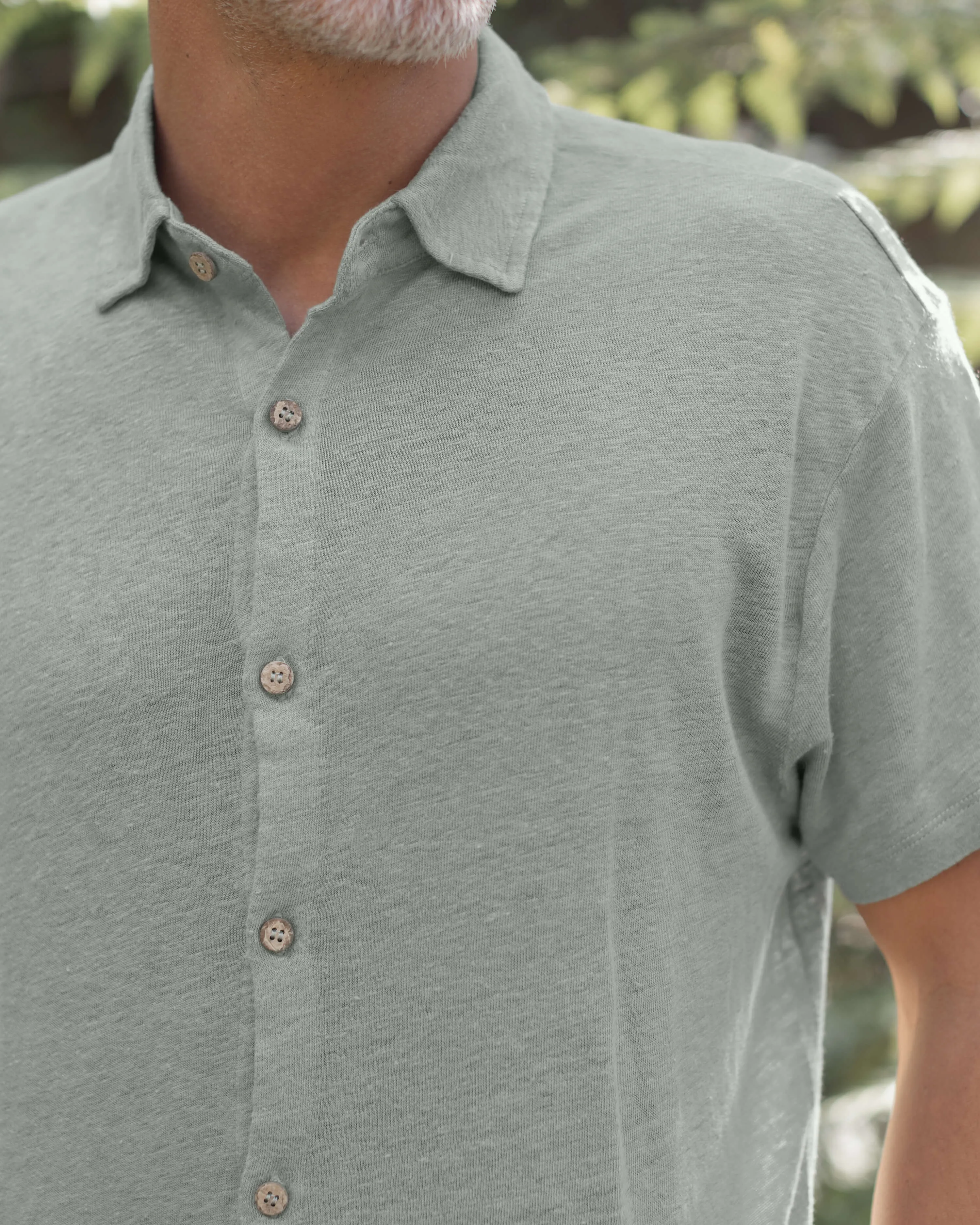 Knit Ola Shirt / Moss sold by Alex Crane product image thumbnail 4