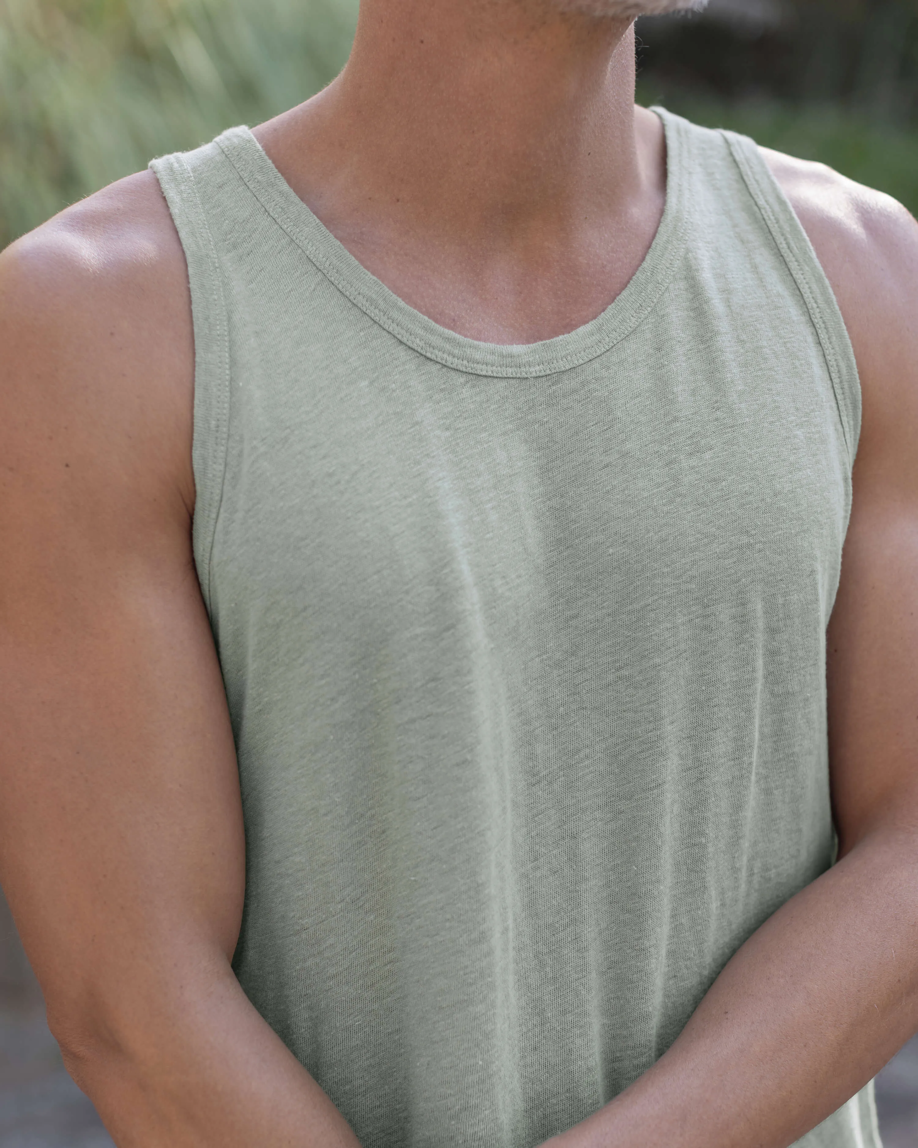 Tank Tee / Moss sold by Alex Crane product image thumbnail 3