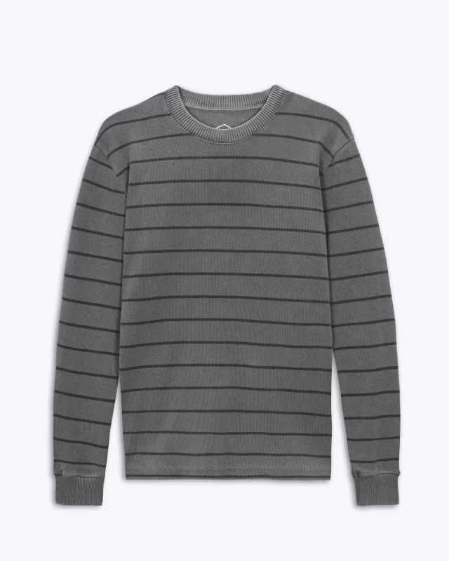 Caza Crewneck / Slate Rio sold by Alex Crane