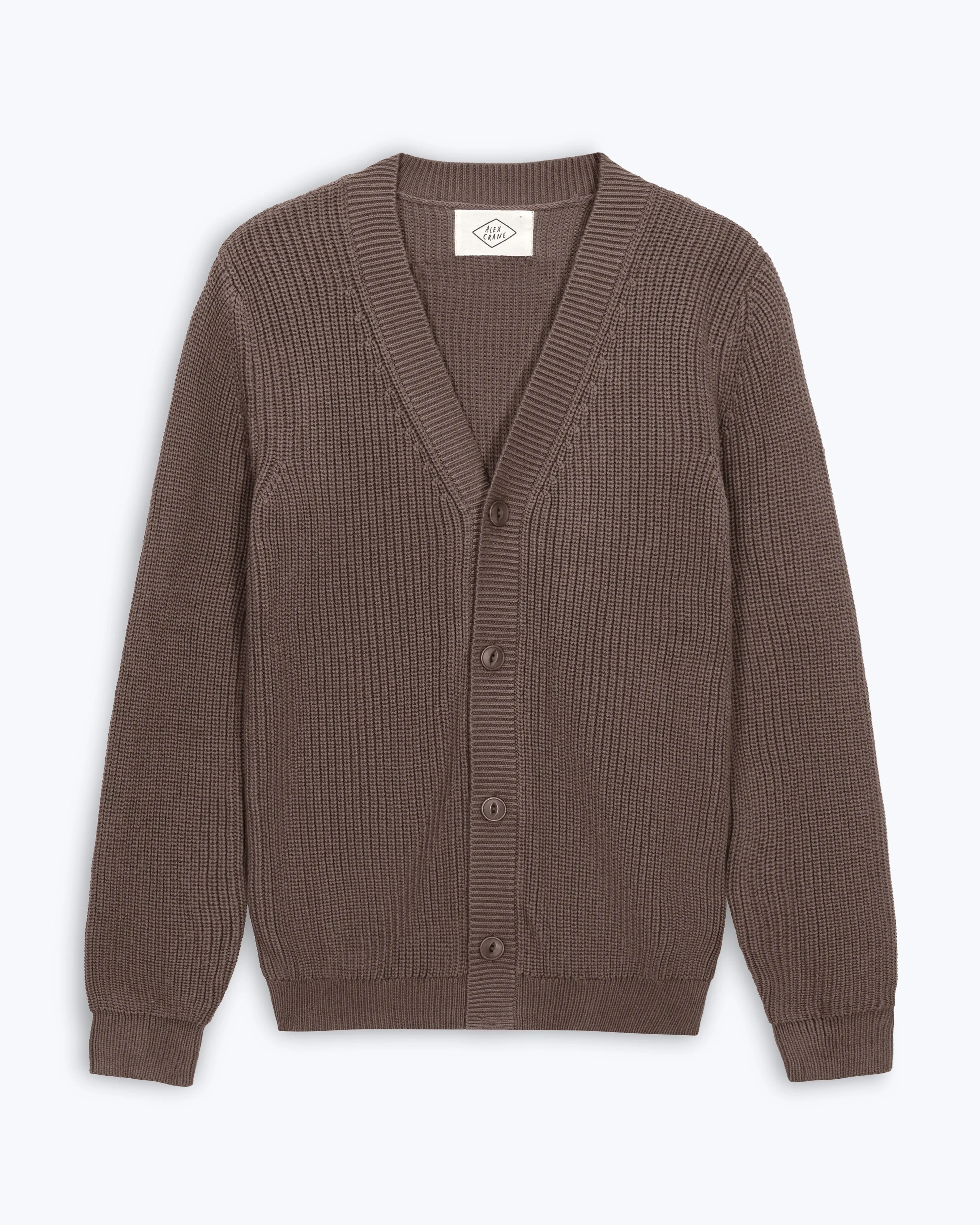 Bay Cardigan / Coffee sold by Alex Crane