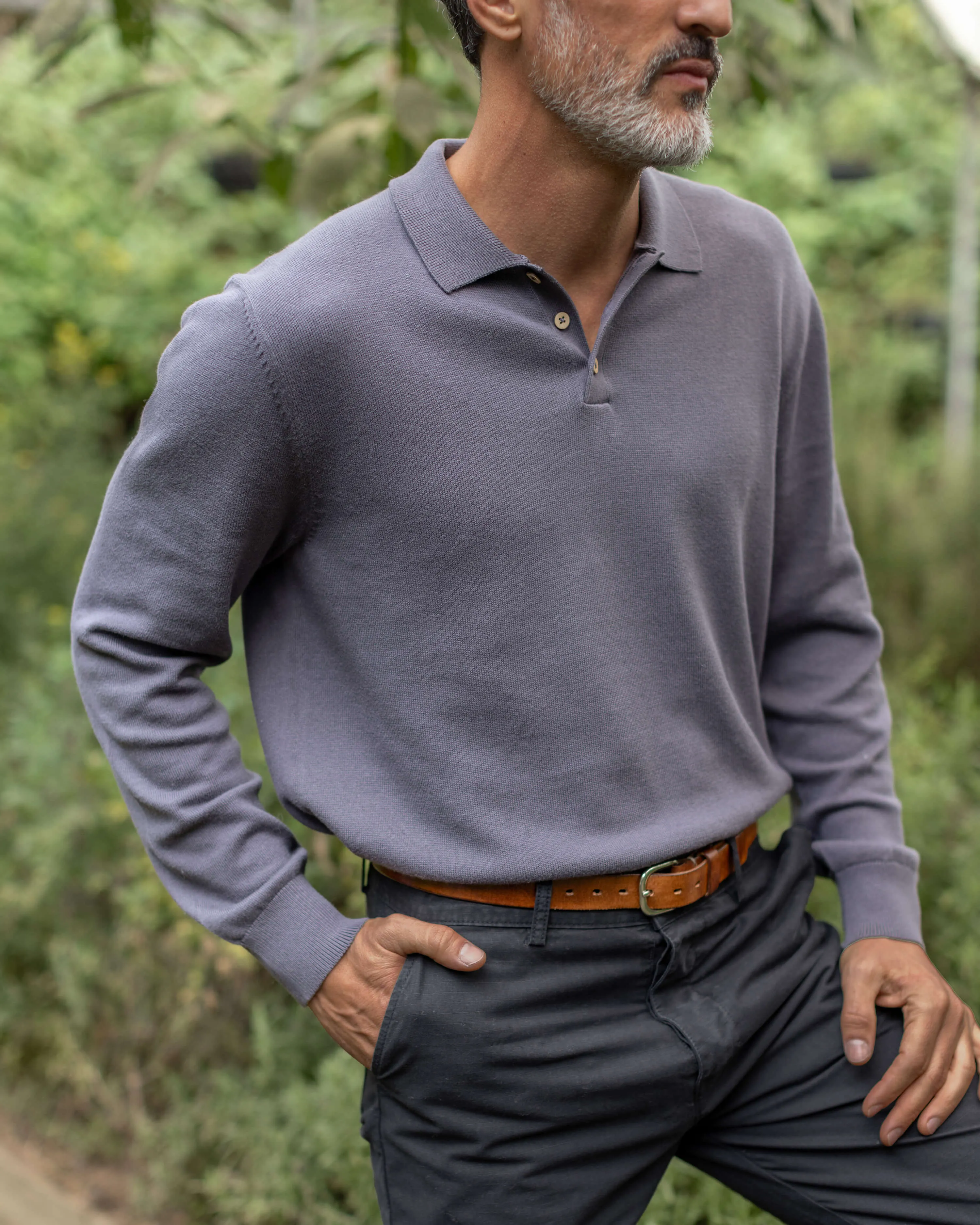 Feather Polo / Ash sold by Alex Crane product image thumbnail 2